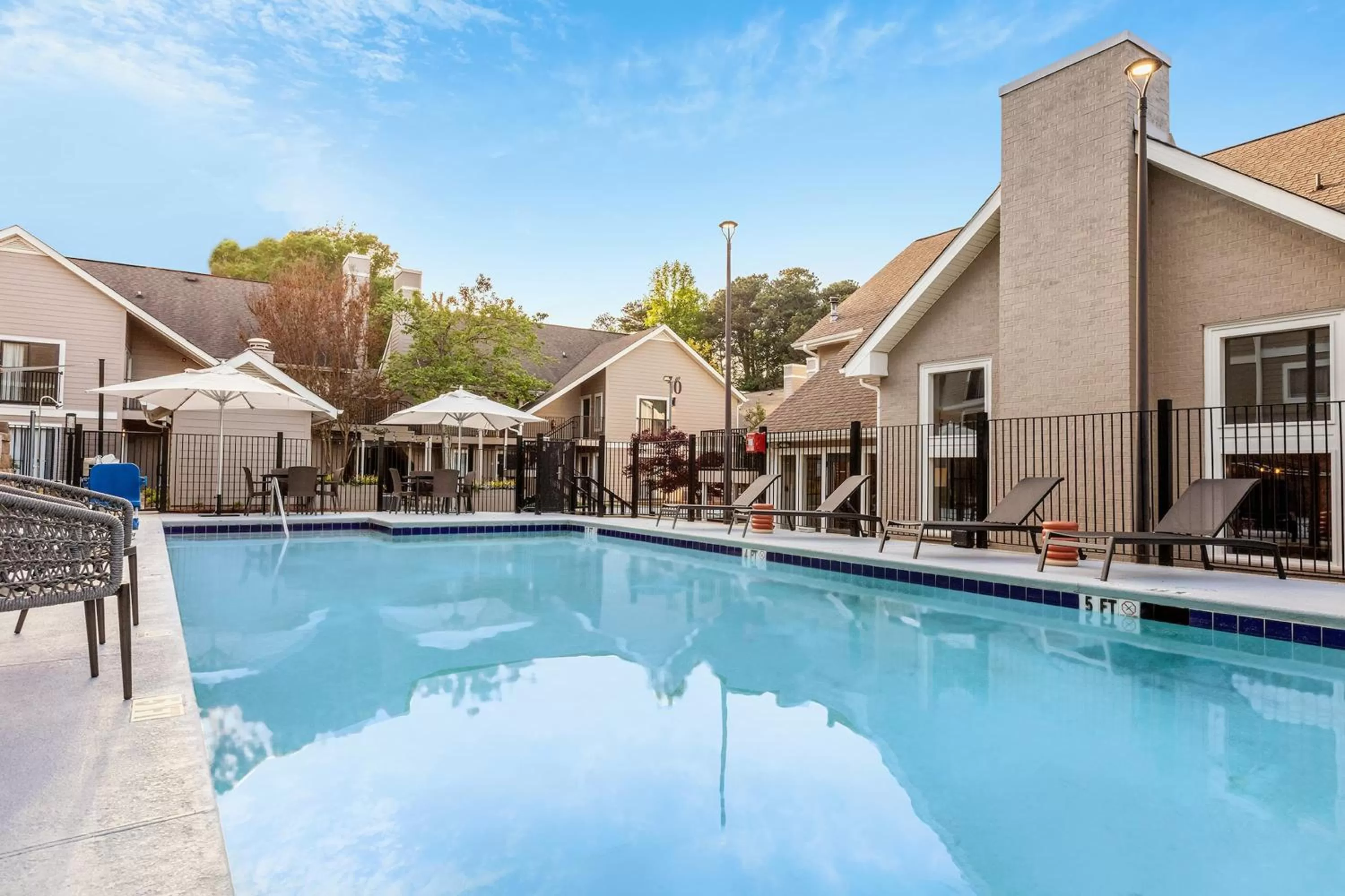 Swimming pool in WaterWalk Extended Stay by Wyndham Atlanta Perimeter