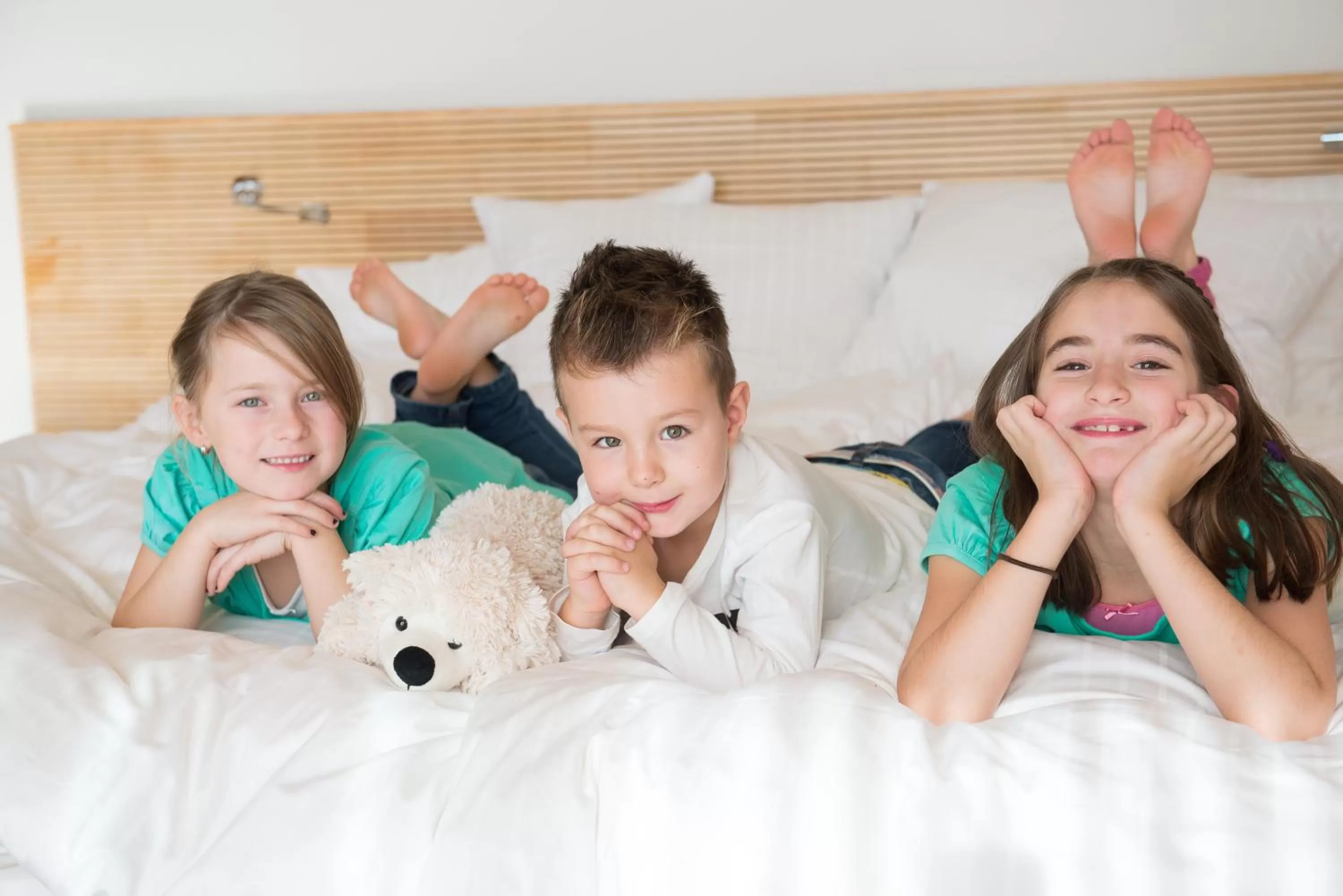 Family, Bed in Berggasthof Höchsten