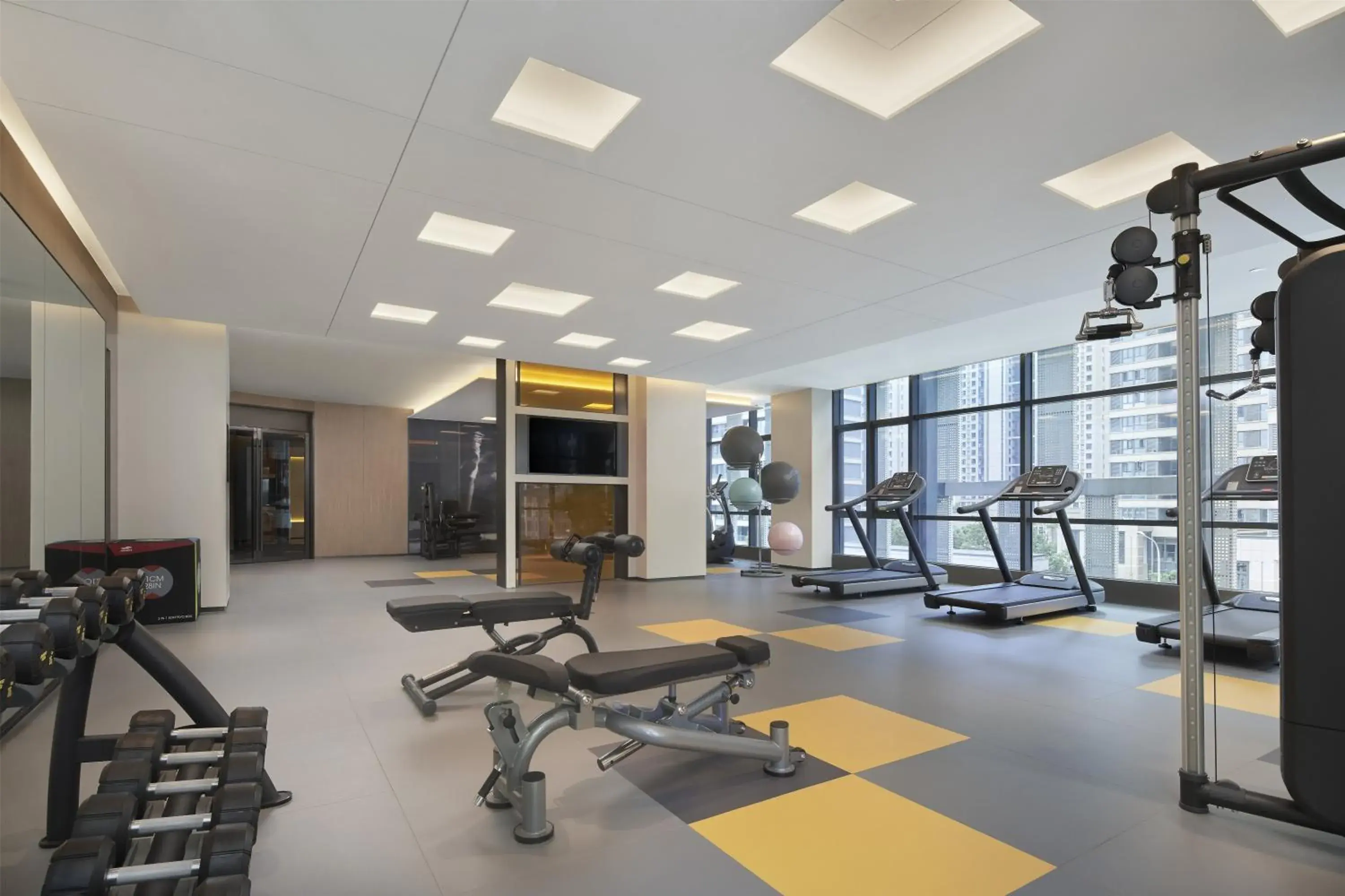 Fitness centre/facilities, Fitness Center/Facilities in The Meixi Lake, Changsha Marriott Executive Apartments