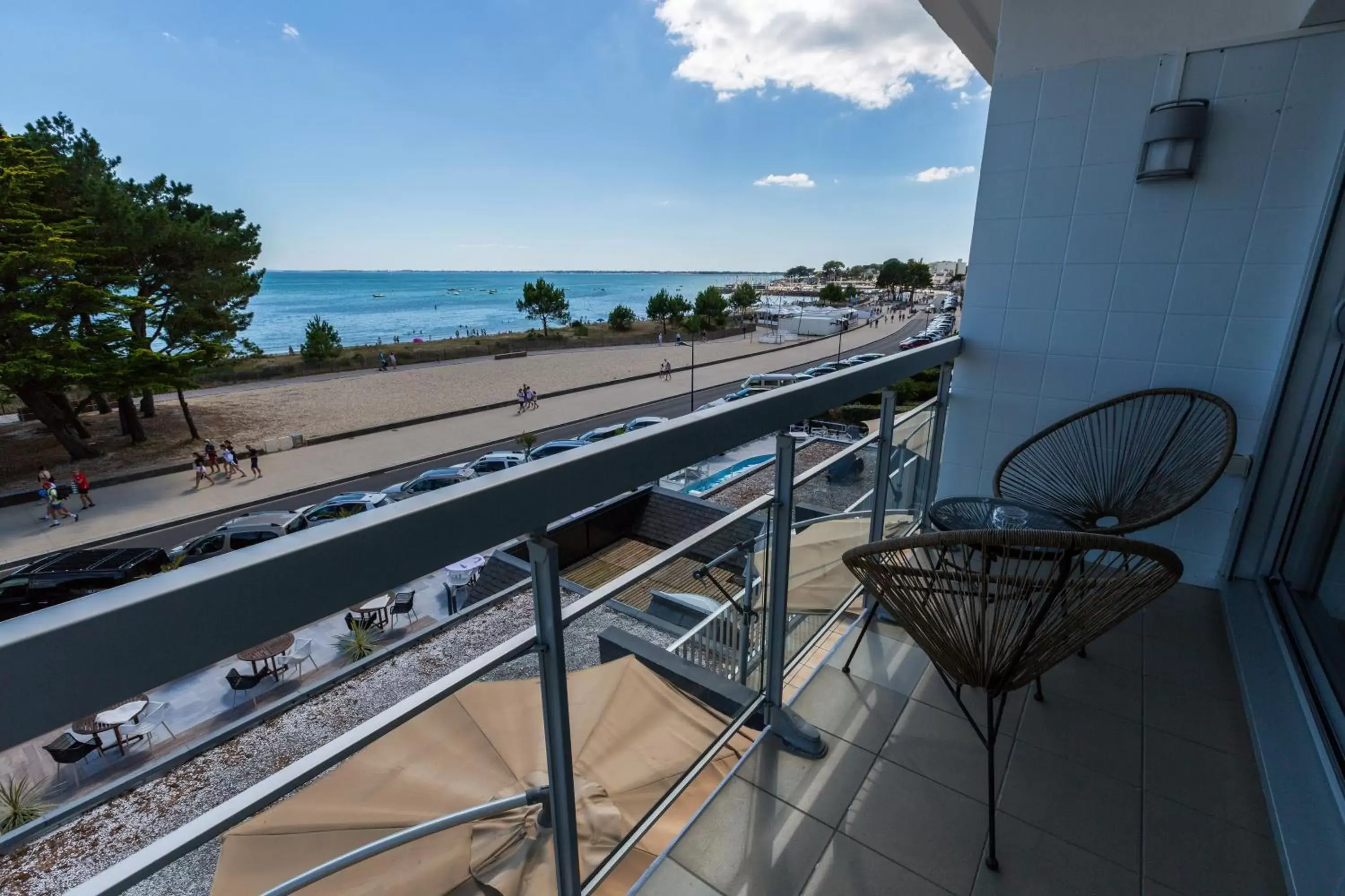 Natural landscape, Balcony/Terrace in Le Diana Hôtel & Spa NUXE