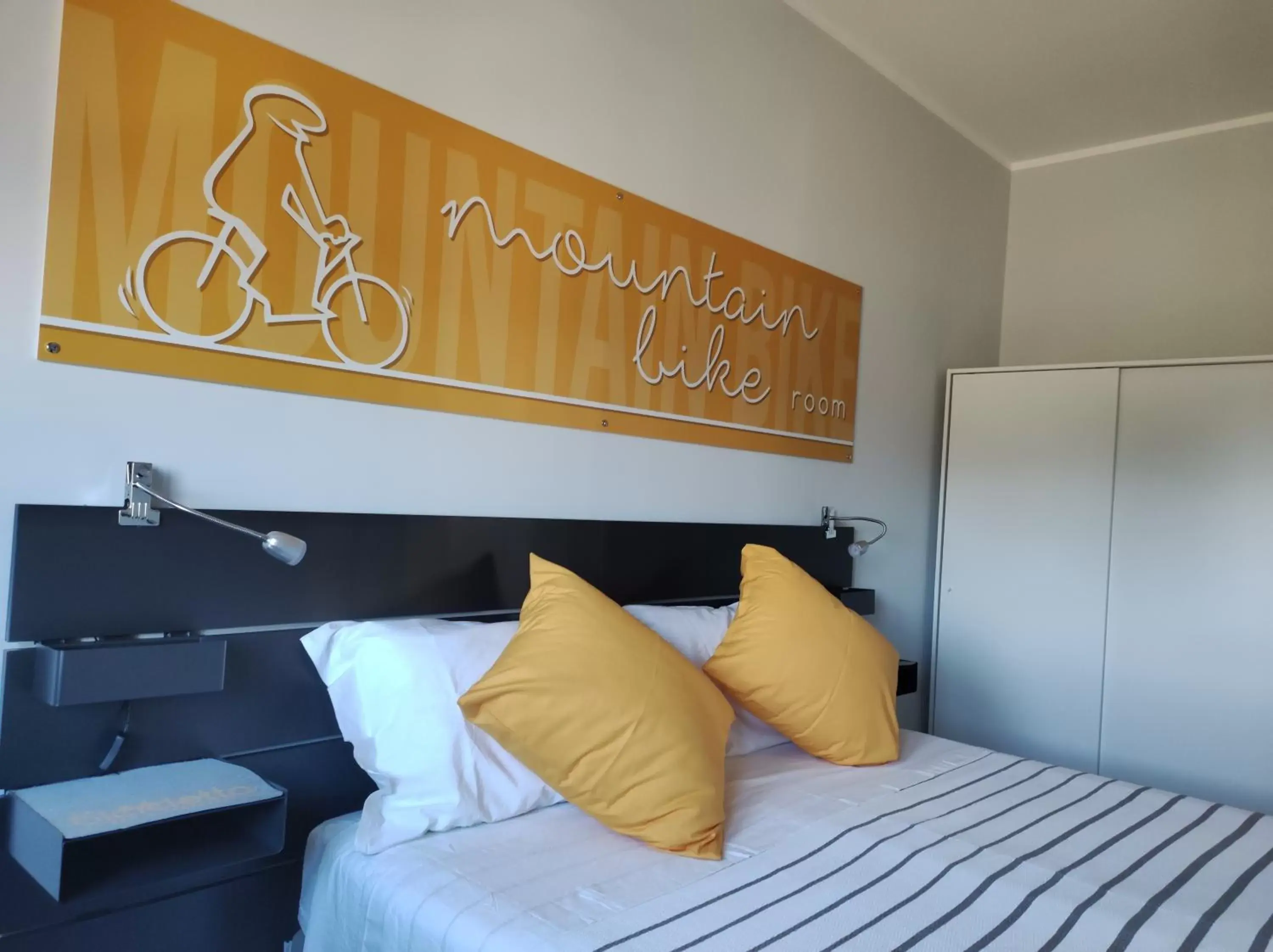Bedroom, Bed in b&b La Bicicletta