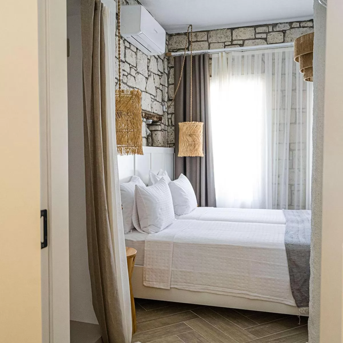 Bed in Voger Alaçatı Silence