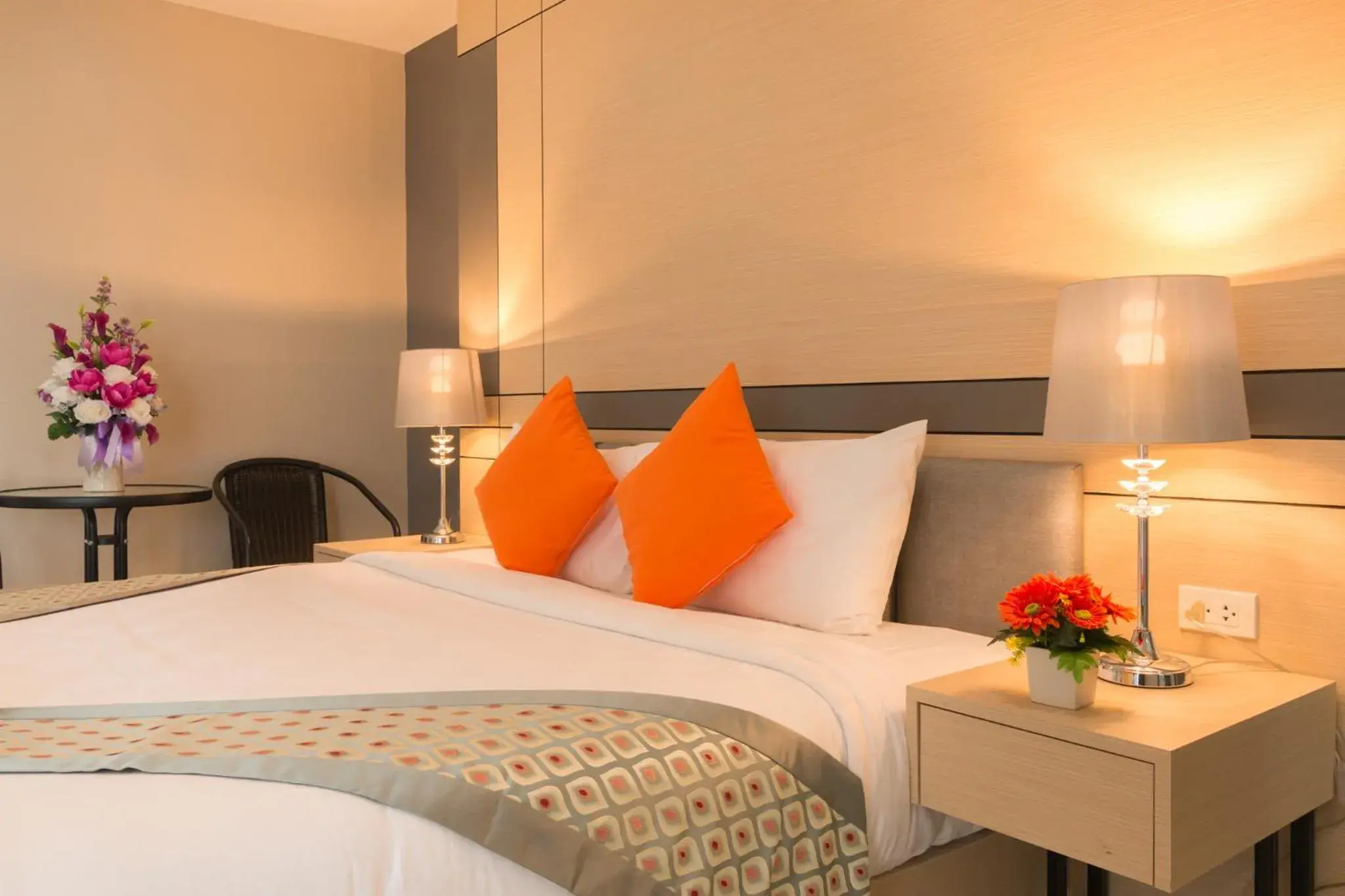 Bed in The Smart Hotel Hat Yai (SHA Extra Plus)