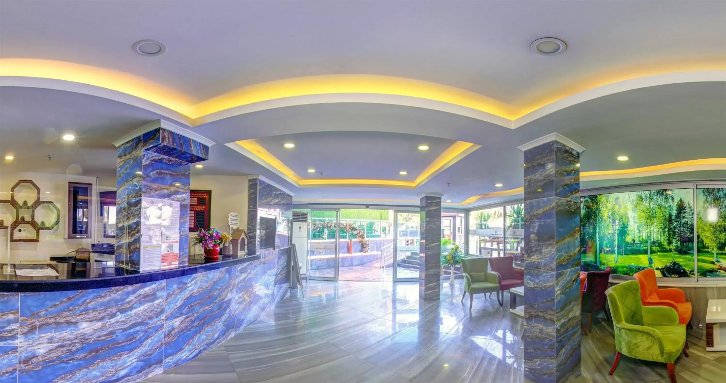 Lobby or reception in Arsi Enfi City Beach Hotel