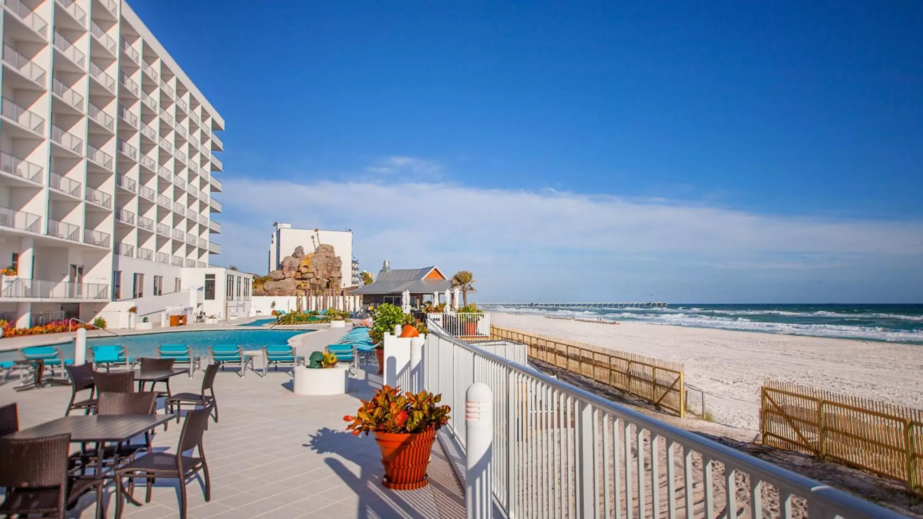 Property building in Holiday Inn Express & Suites Panama City Beach - Beachfront, an IHG Hotel