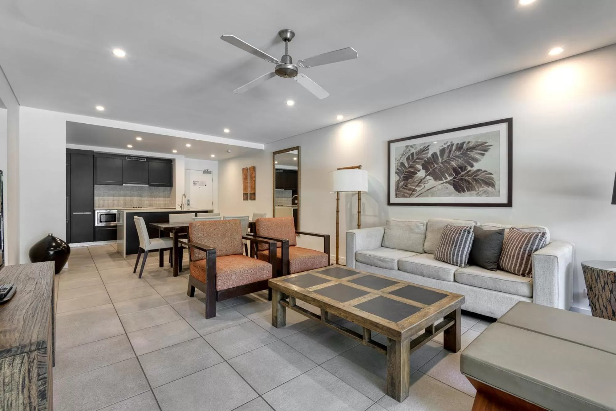 Seating Area in Port Douglas Private Apartments in Temple