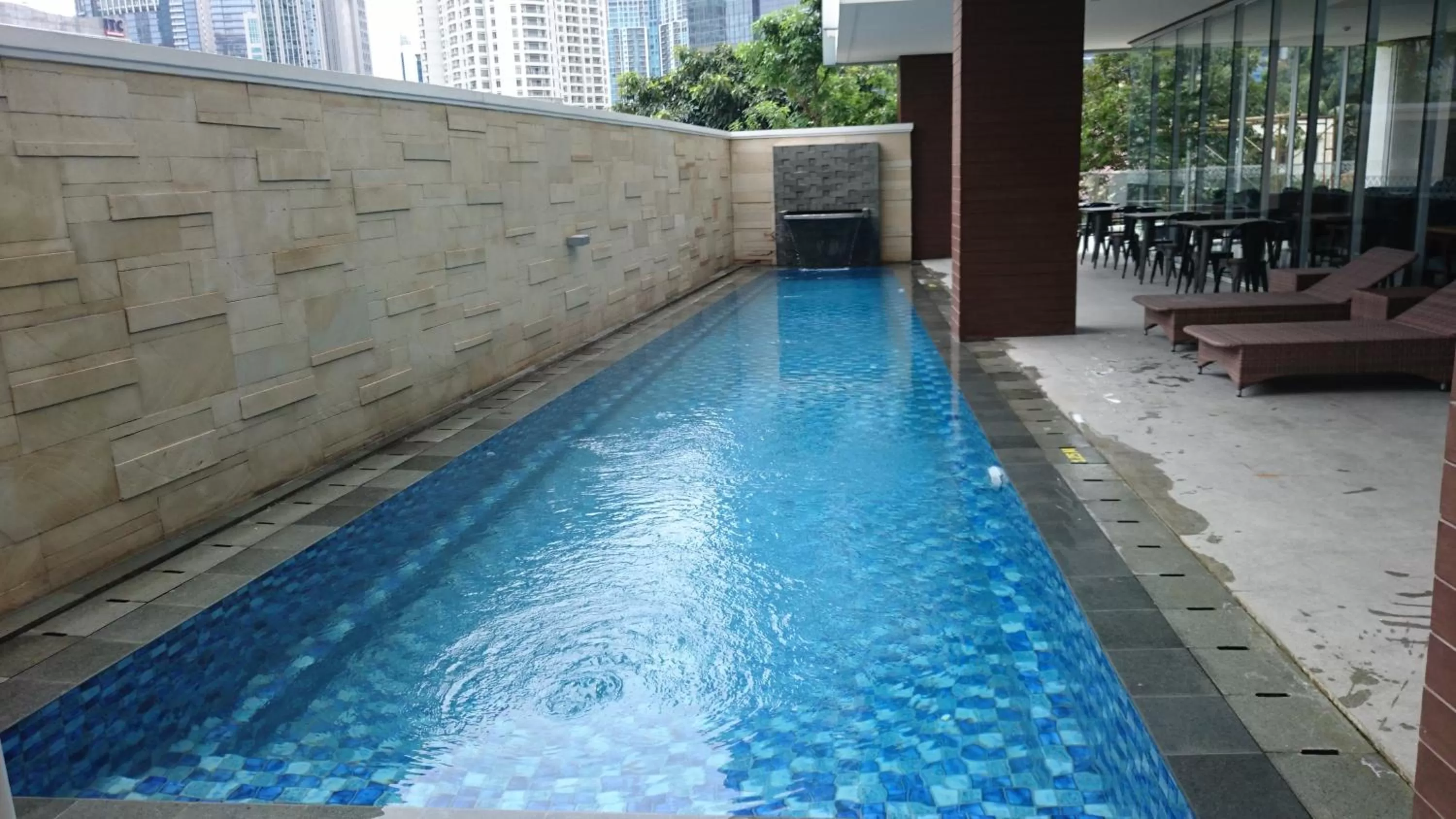 Swimming pool in Ayaka Suites