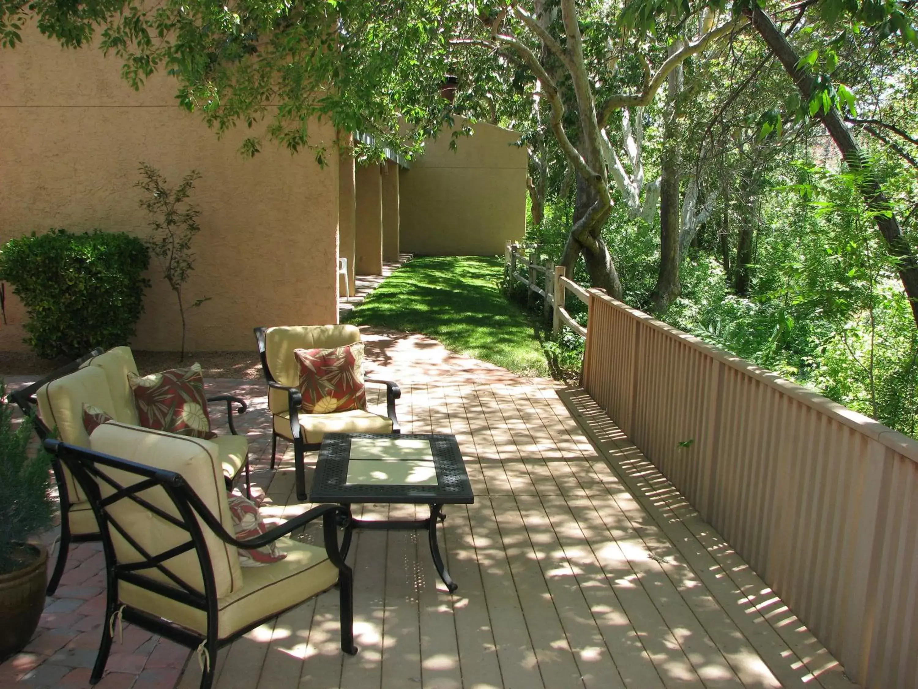 Patio in Villas at Poco Diablo, a VRI resort