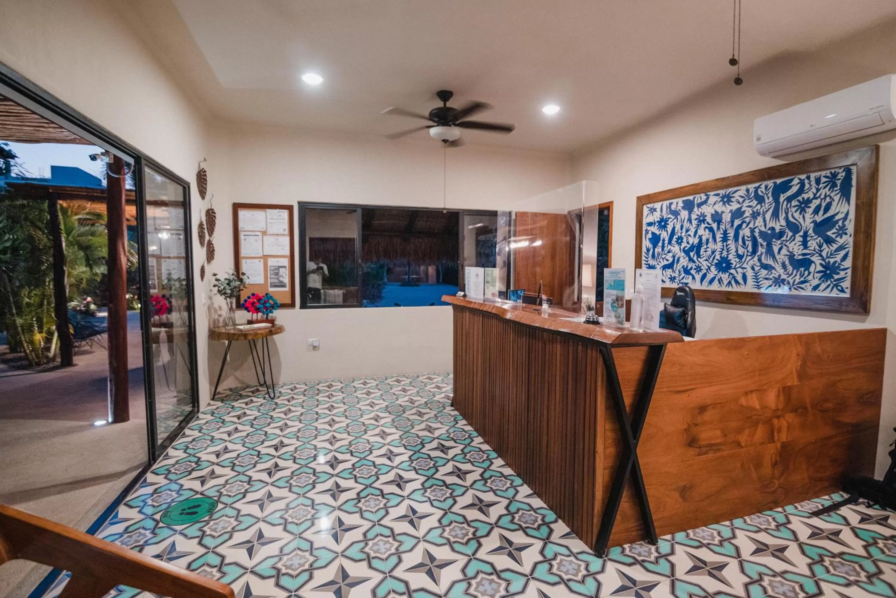 Lobby or reception in Blue Palm Bacalar
