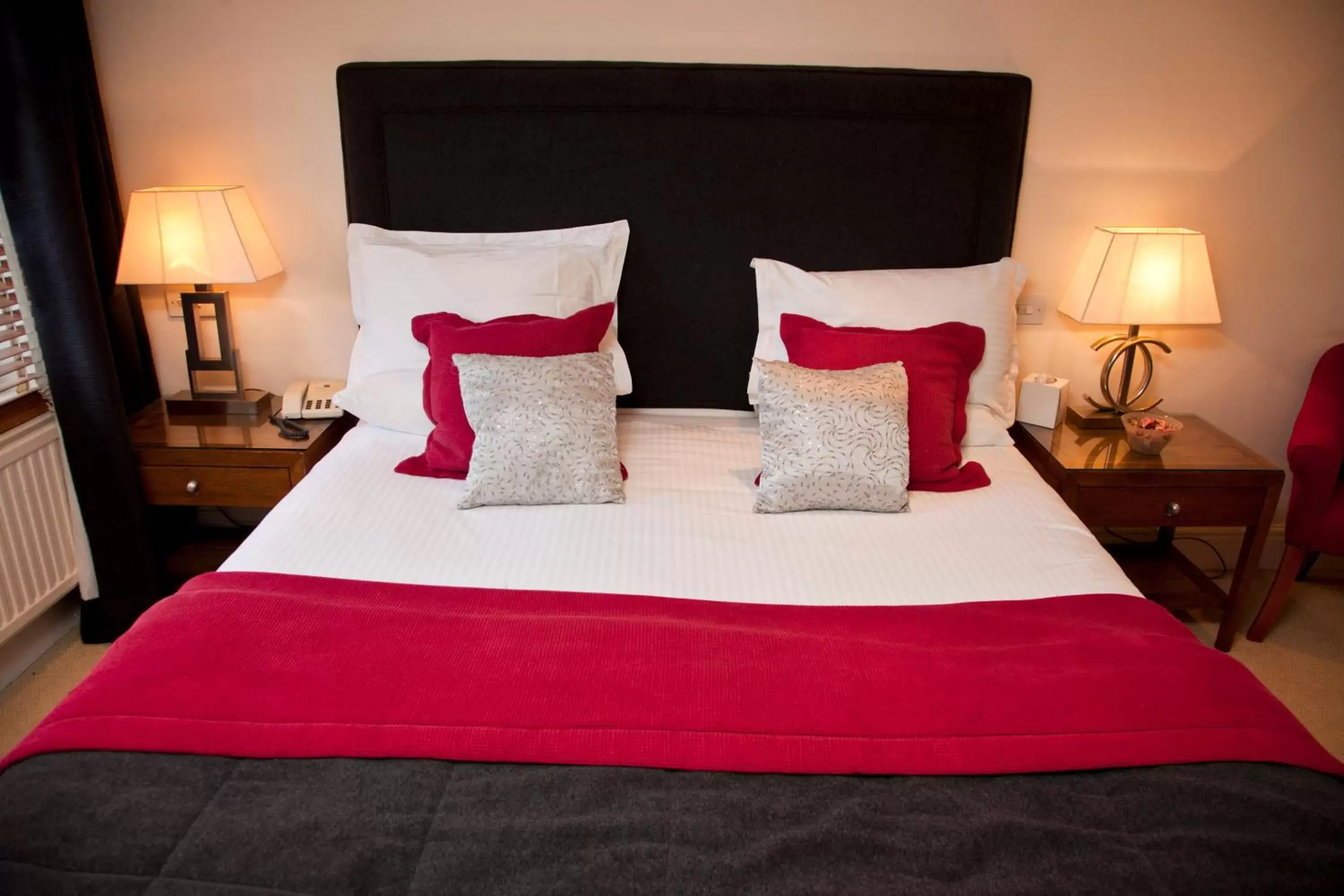 Bedroom, Bed in Rowton Hall Hotel and Spa