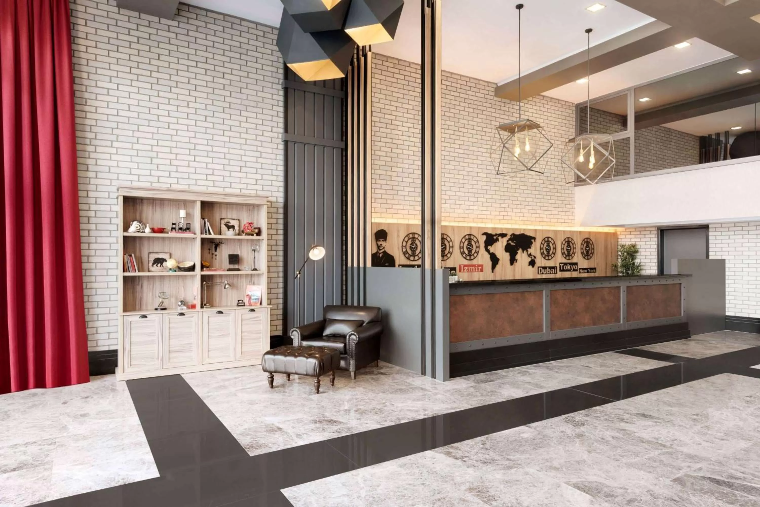 Lobby or reception in Ramada By Wyndham Tire