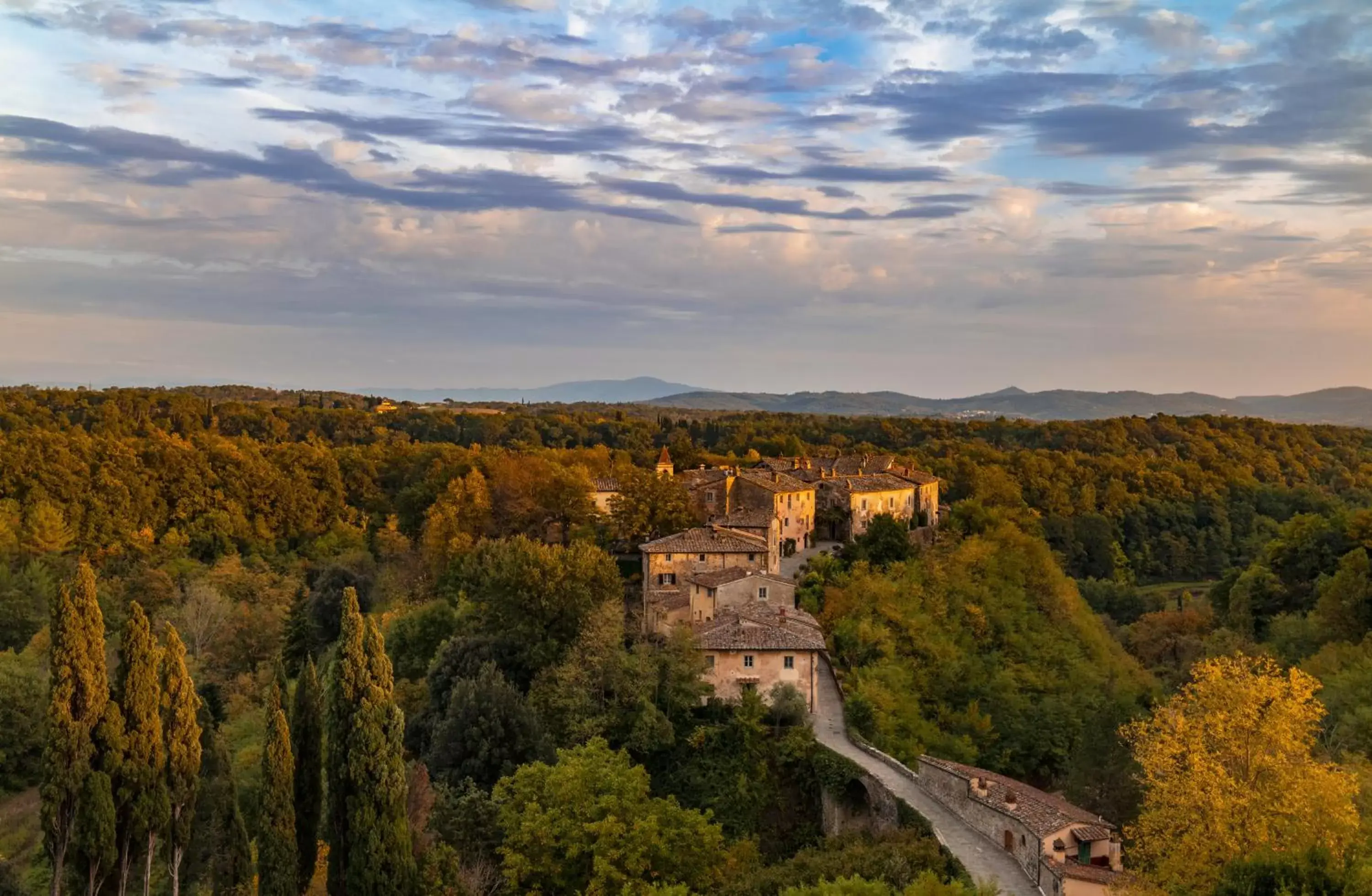 Bird's-eye View in Il Borro Relais & Châteaux