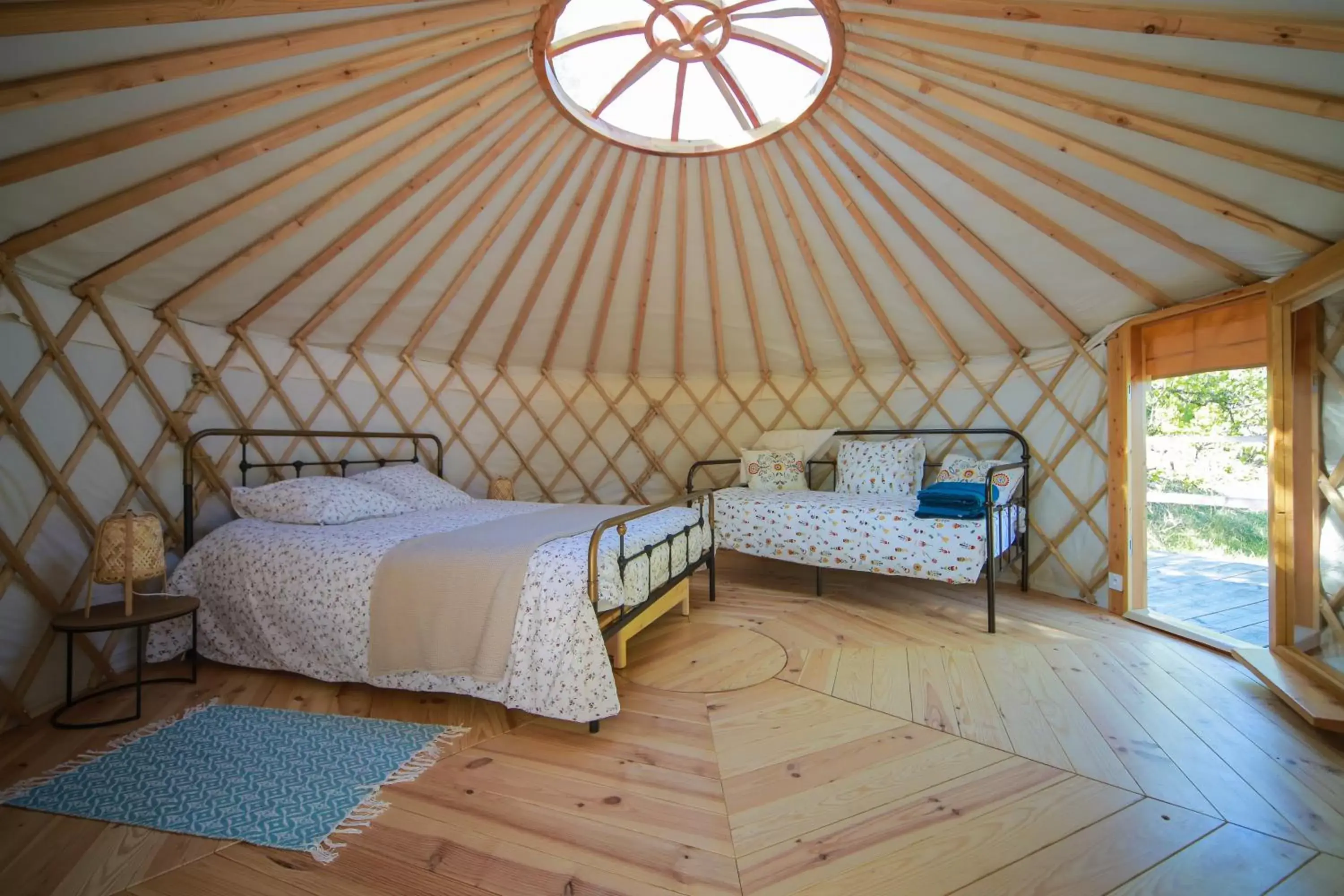 Bedroom, Bed in Les Yourtes de Provence