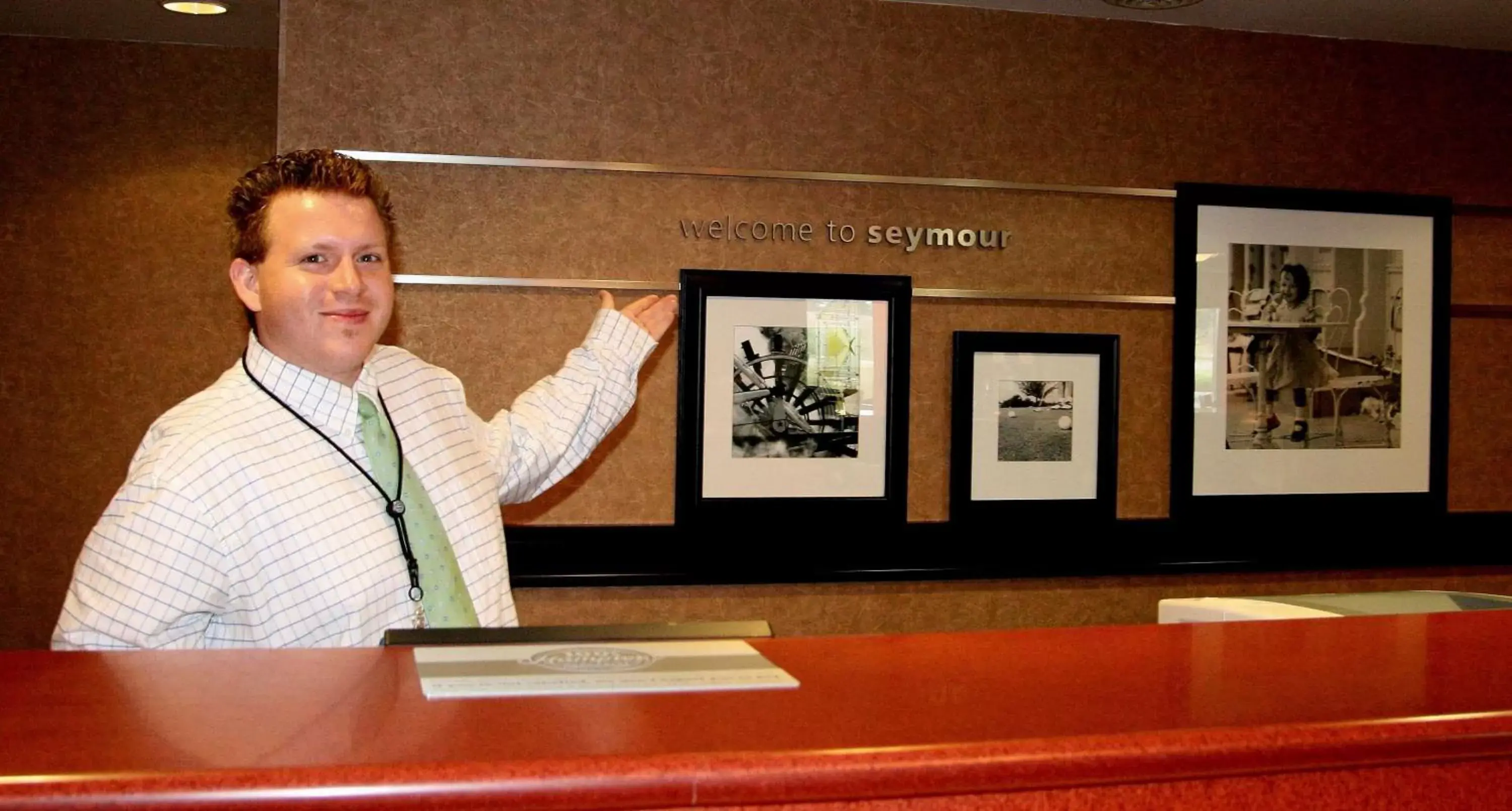 Lobby or reception in Hampton Inn Seymour Lobby or reception in Hampton Inn Seymour