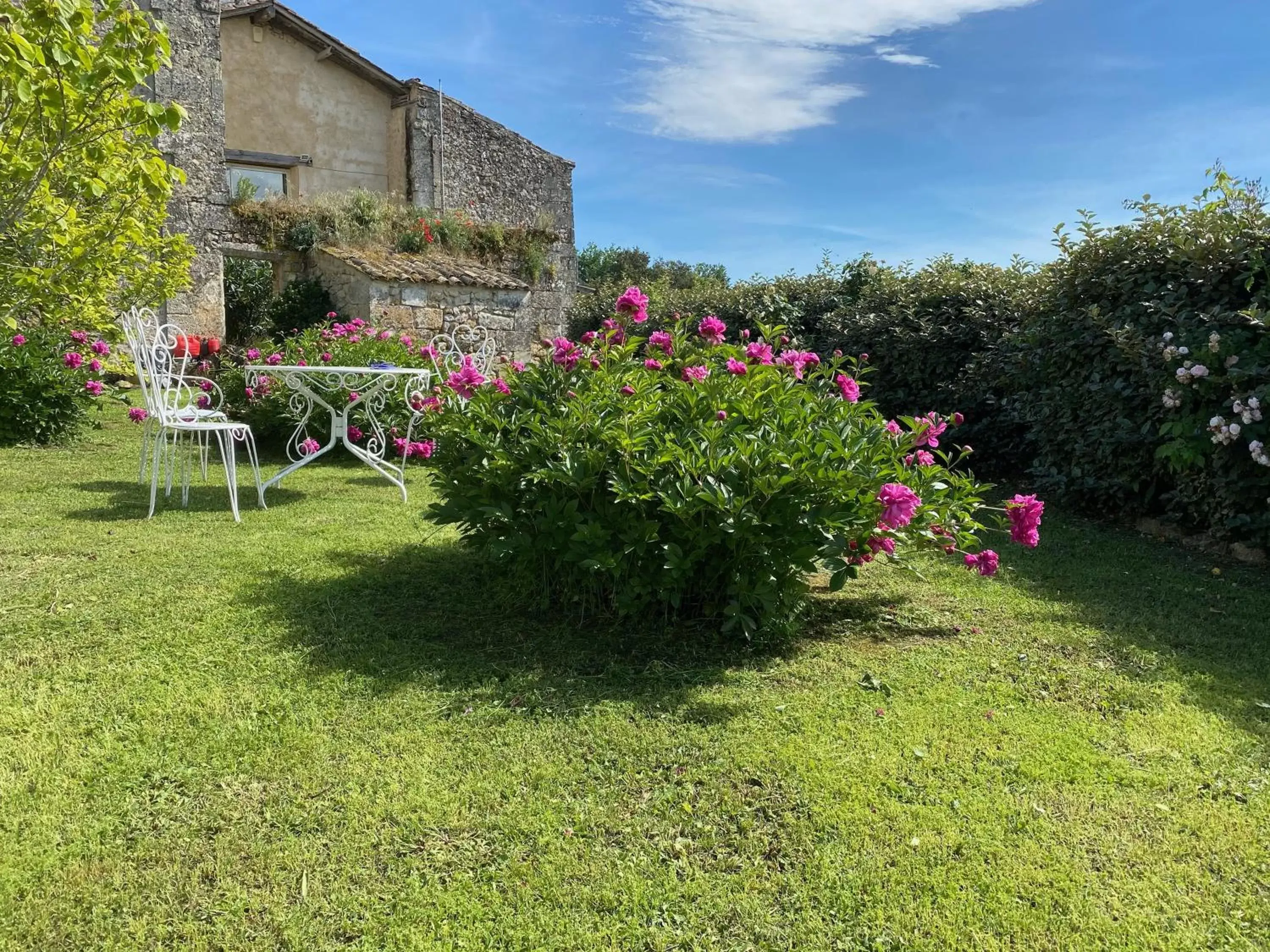 Garden in Le Prieuré de Saint Pierre