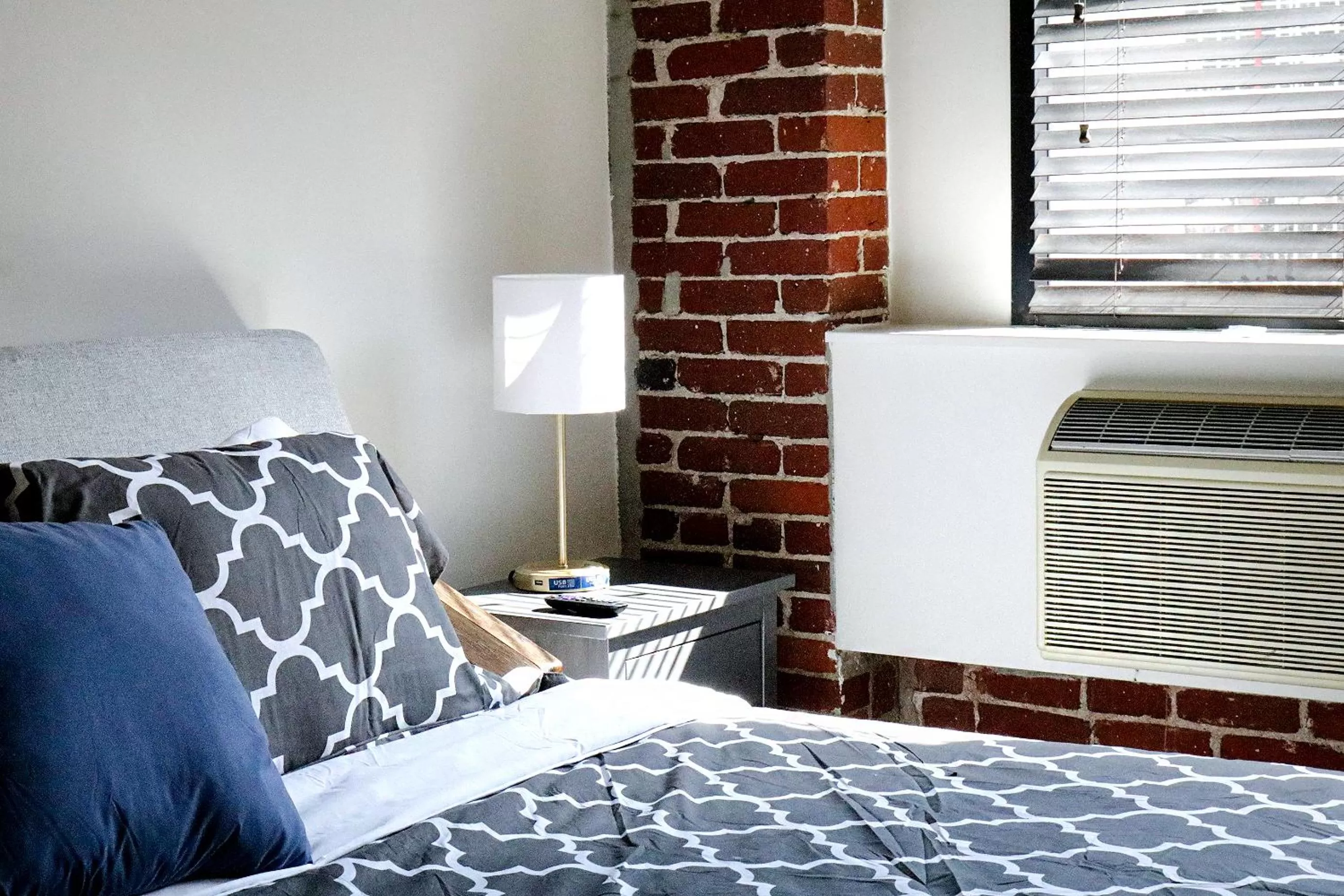 Bed in The Haas Suites