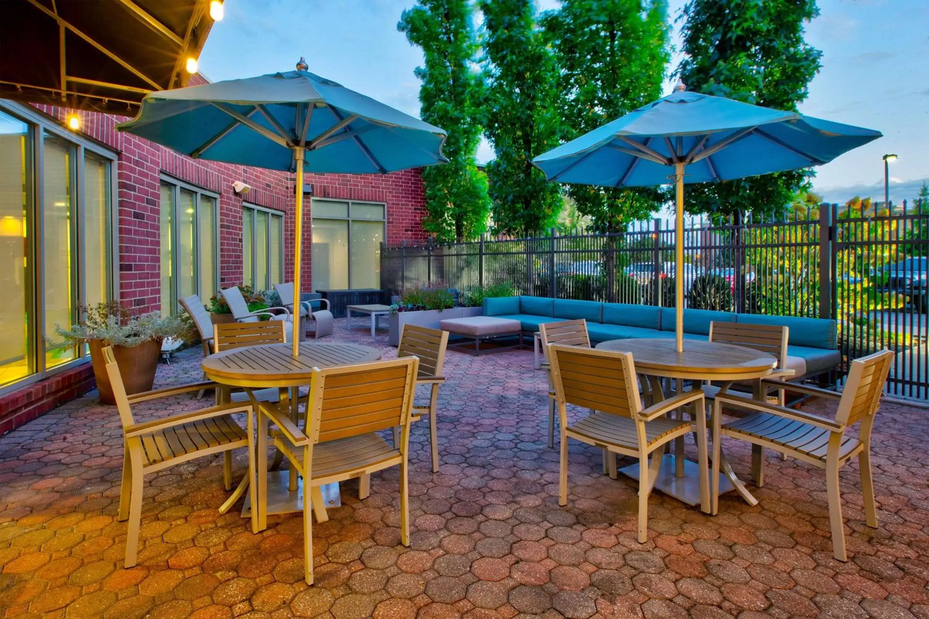 Patio in Hilton Garden Inn Dayton/ Beavercreek