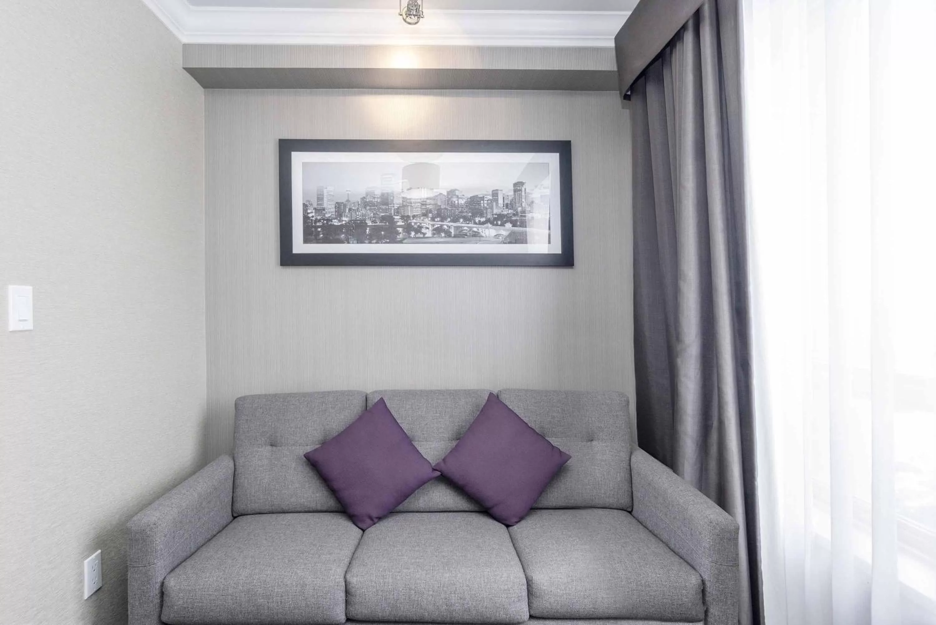 Bedroom in Sandman Hotel & Suites Calgary South