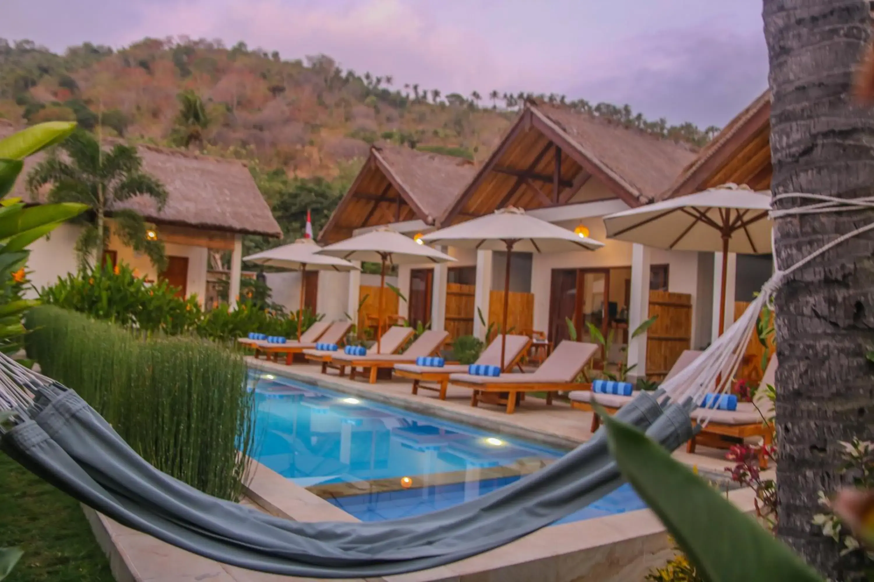 Property building, Swimming Pool in Cozy Cottages Lombok