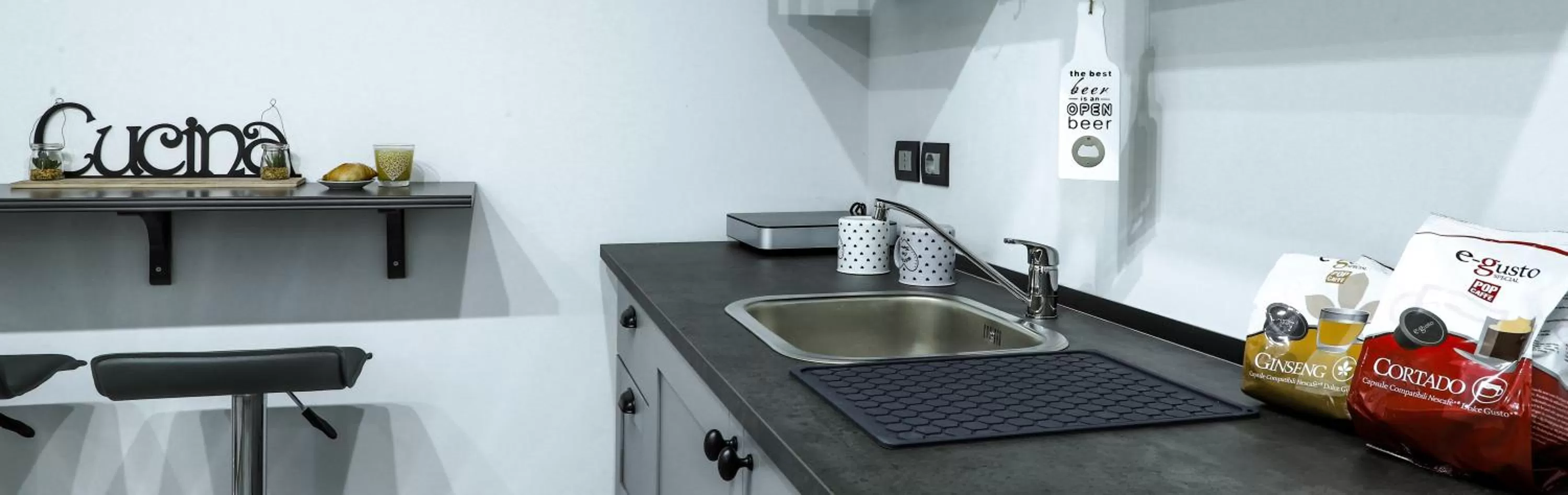 Kitchen or kitchenette in Terra Mia Savoia B&B