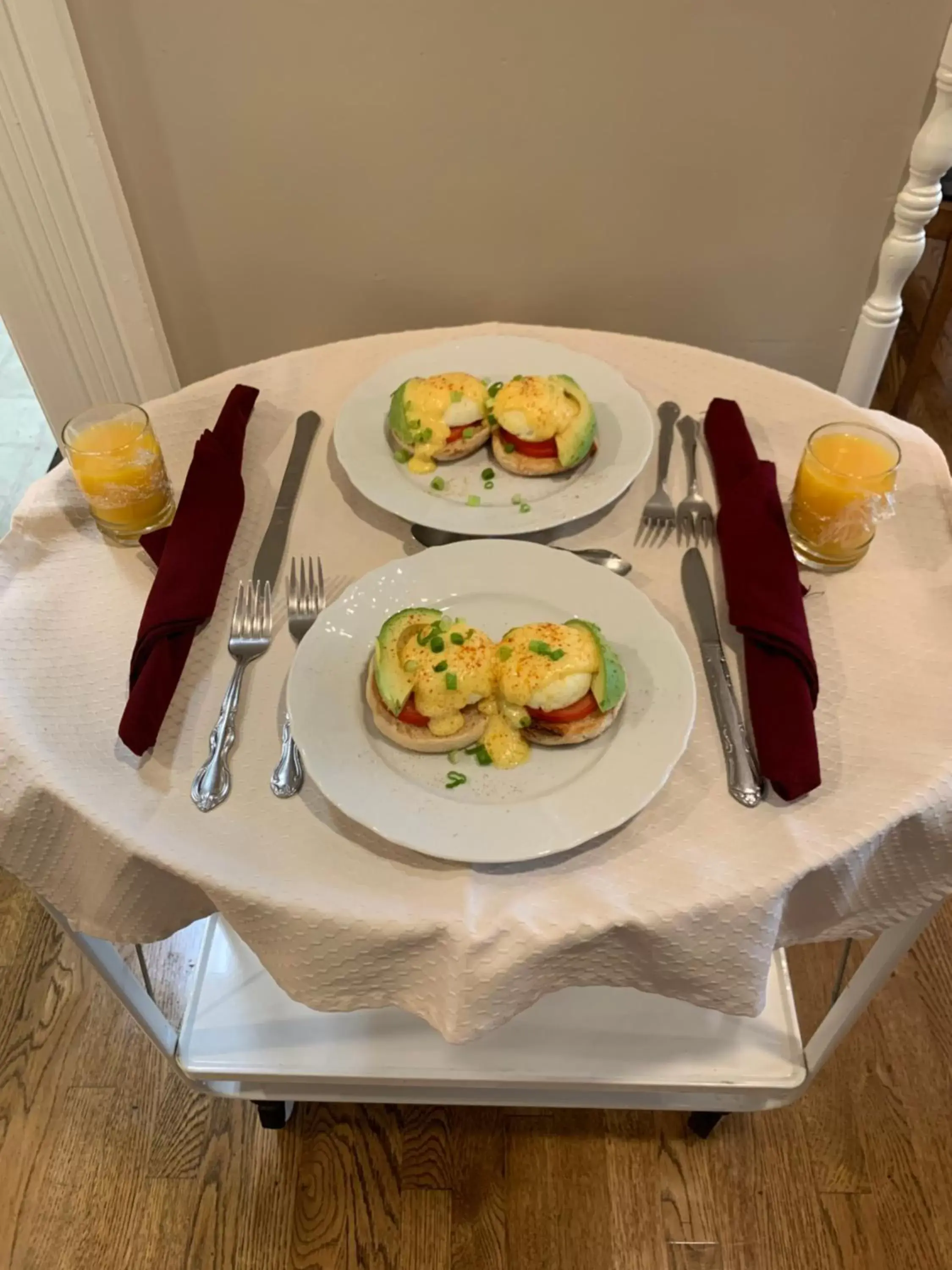 Breakfast in Inn at Depot Hill Breakfast in Inn at Depot Hill