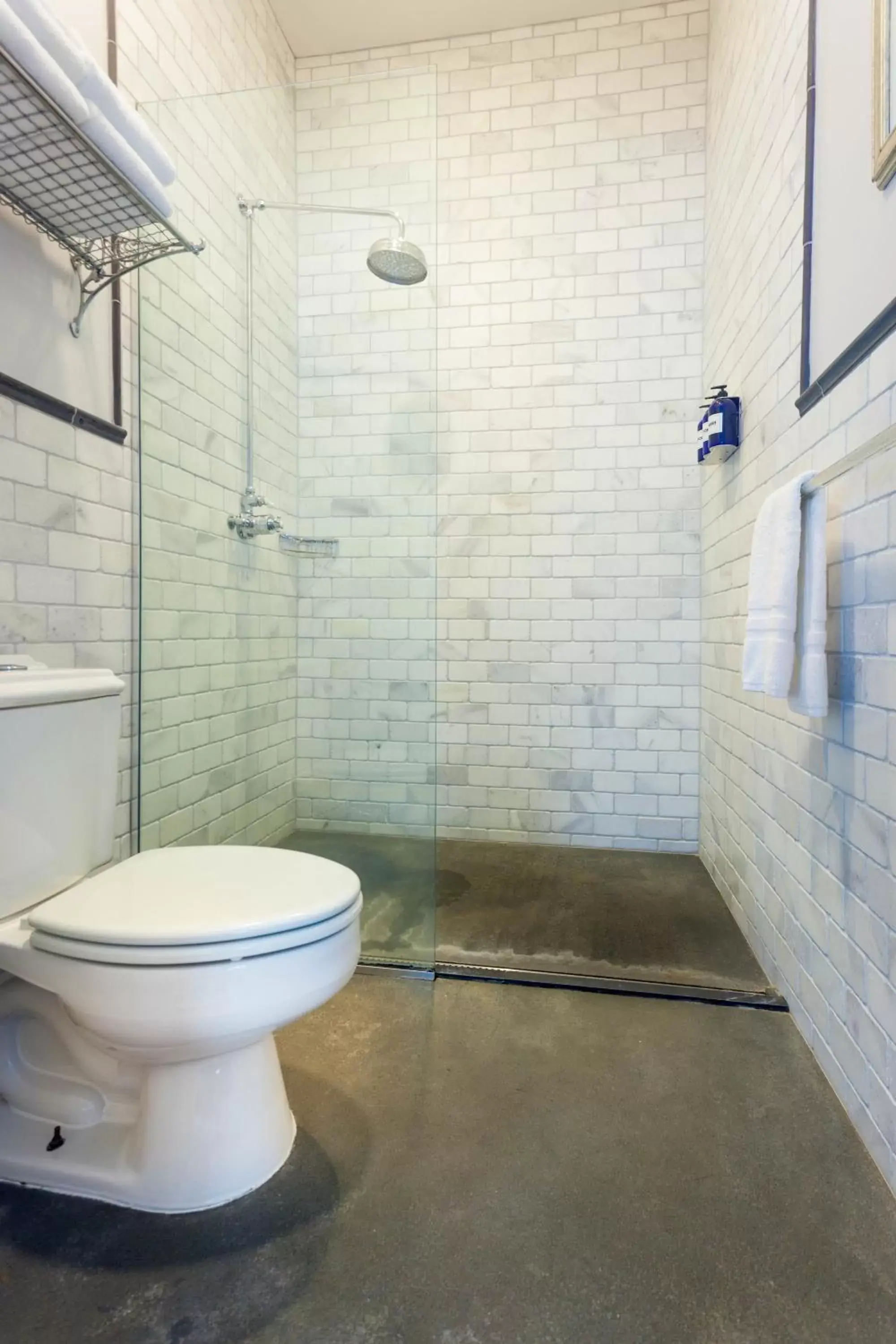 Shower, Bathroom in Argos Inn - Ithaca's Boutique Hotel
