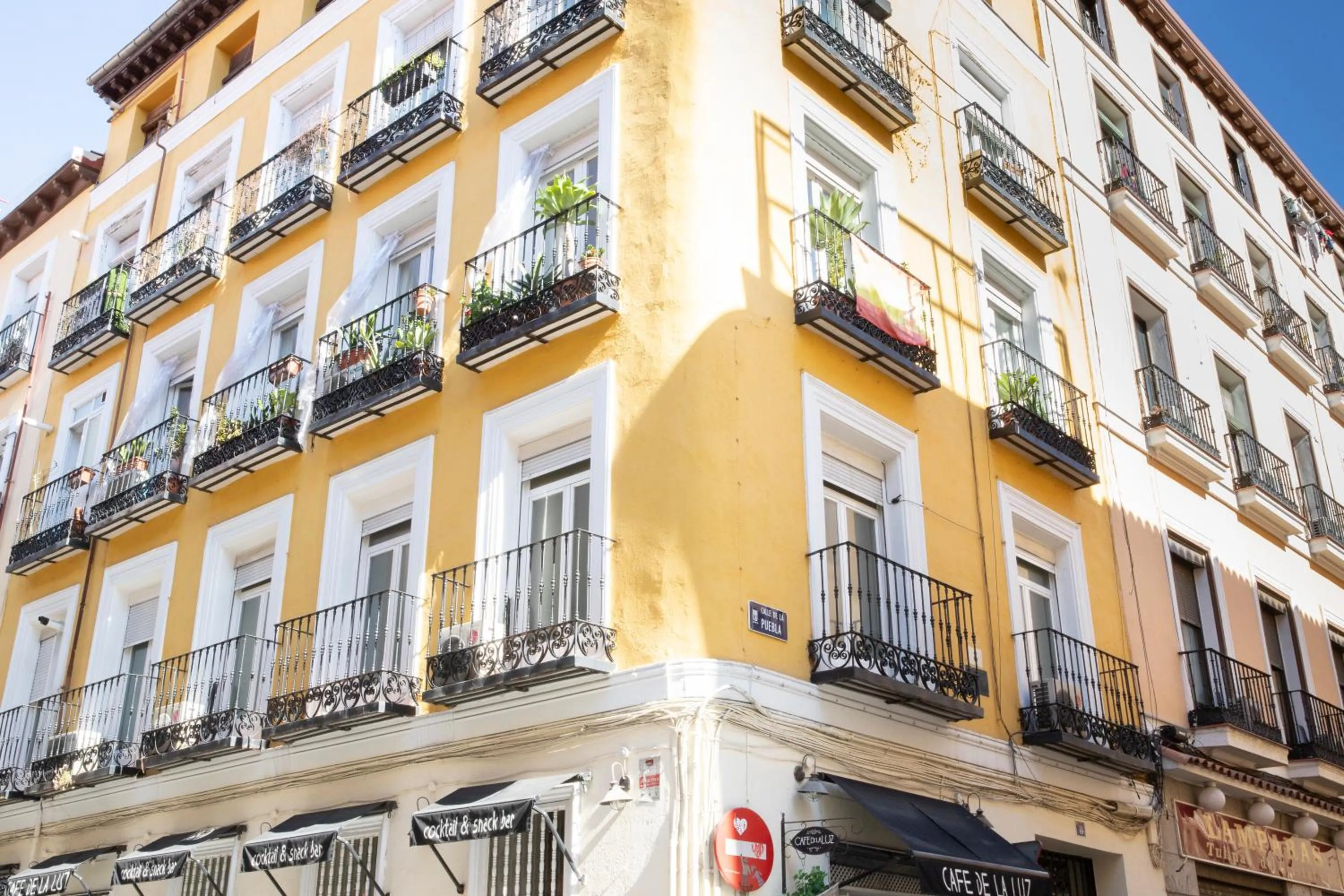 Bird's eye view in Hostal Tokio