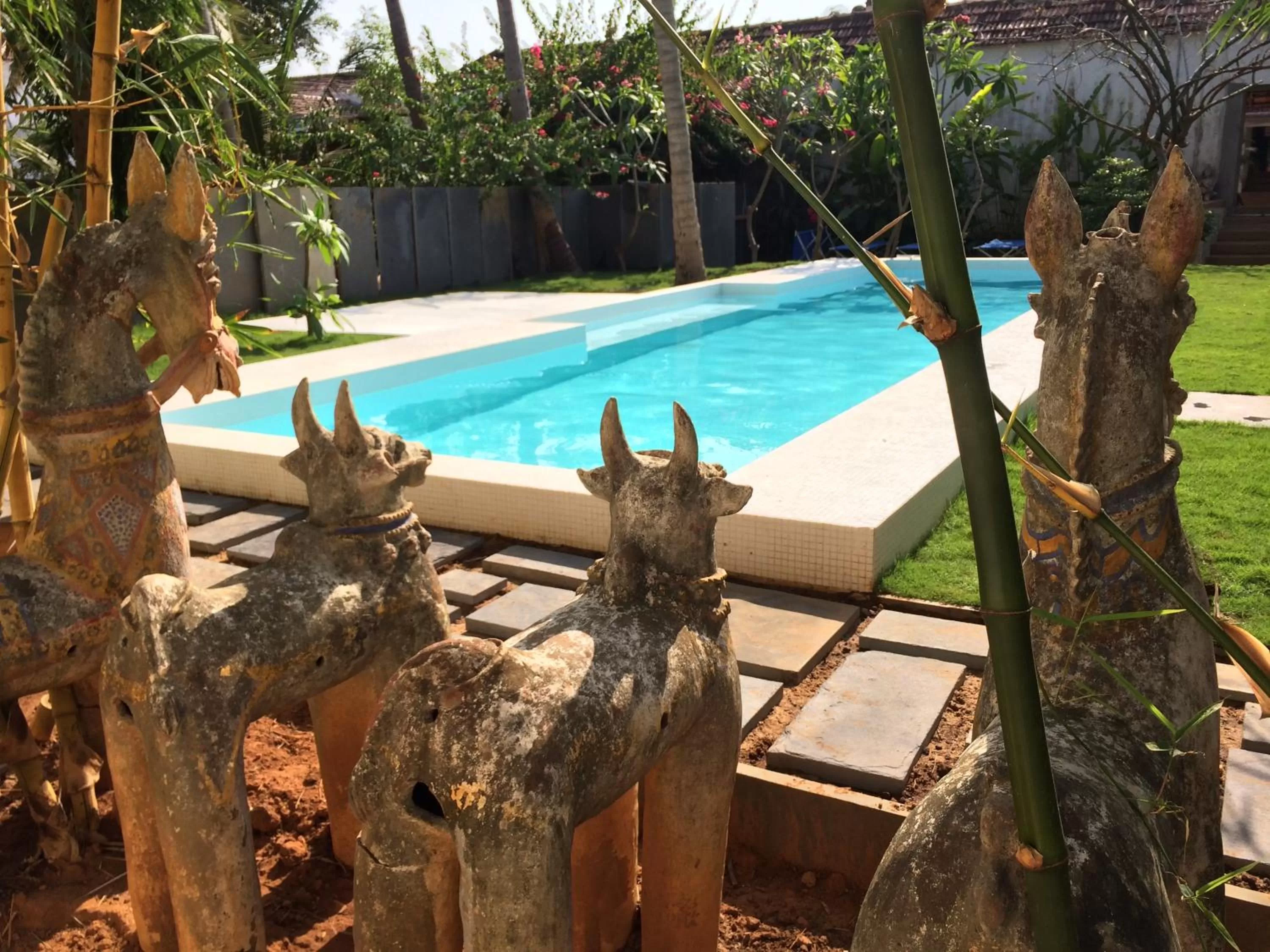 Garden in Saratha Vilas Chettinad