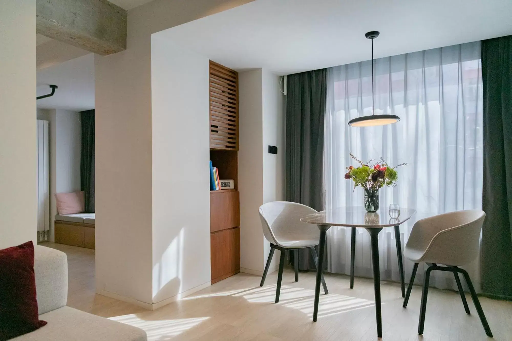 Living room, Dining Area in Stey-Wangfujing Hotel