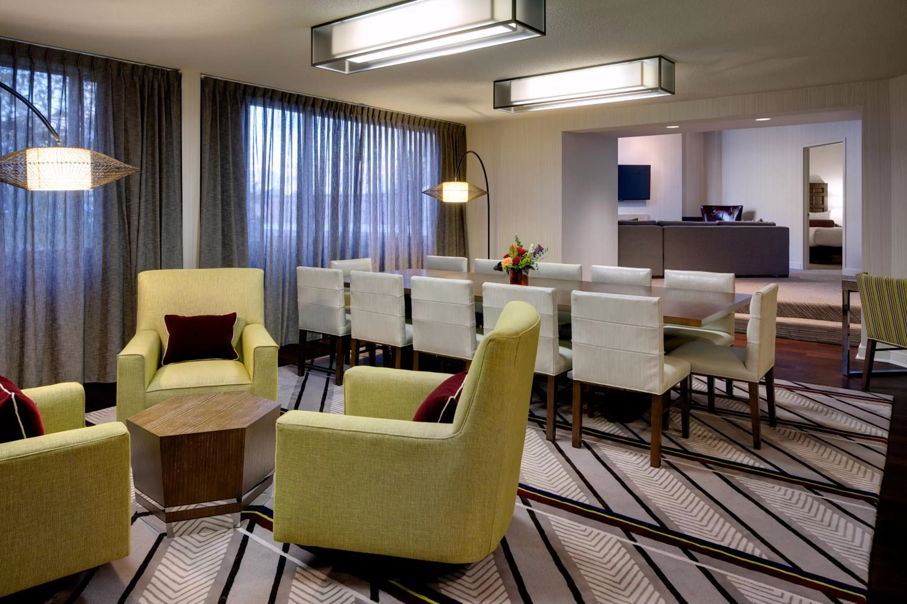 Living room in Hyatt Regency Princeton