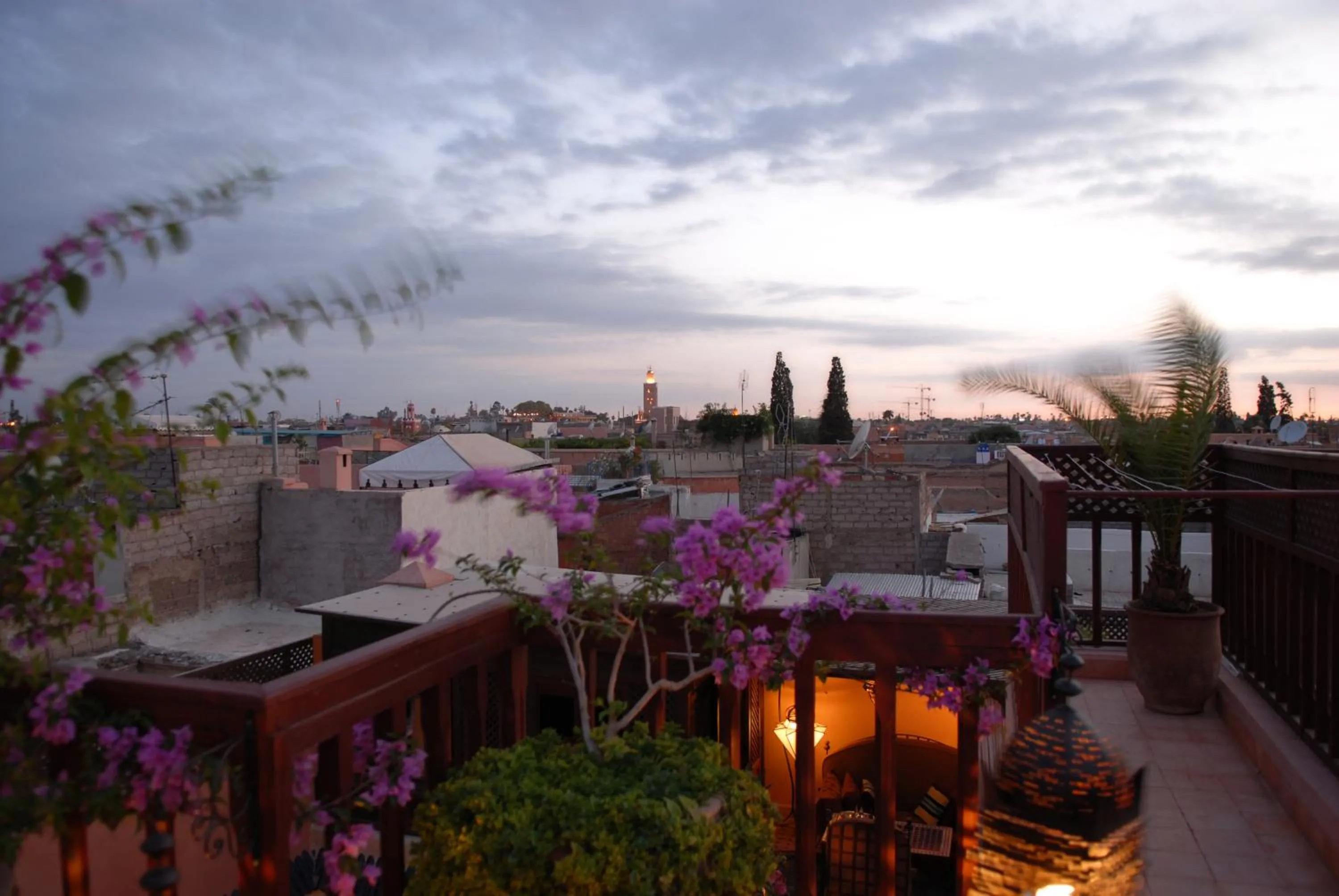 Balcony/Terrace in Riad Aubrac
