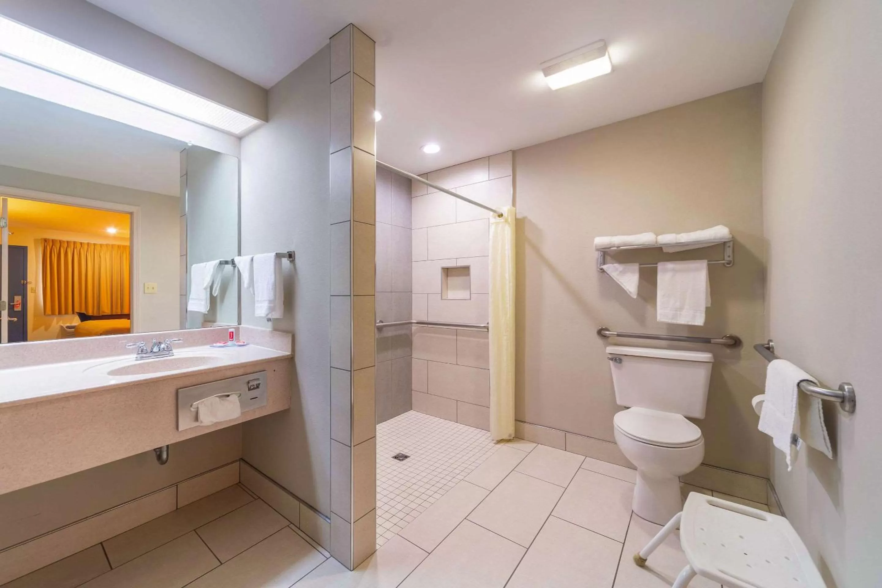 Bathroom in Econo Lodge Laurel