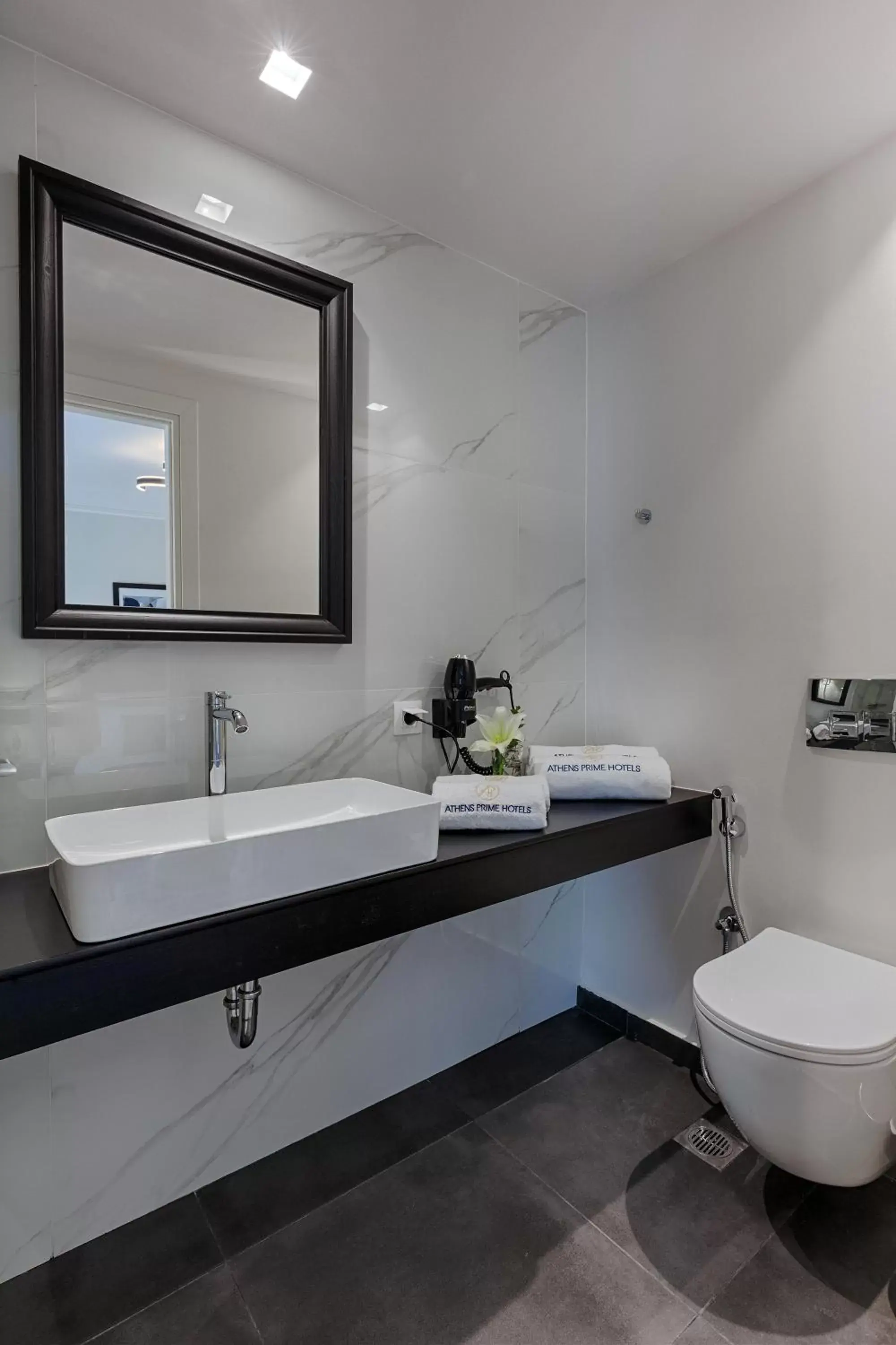 Bathroom in Classic Hotel by Athens Prime Hotels