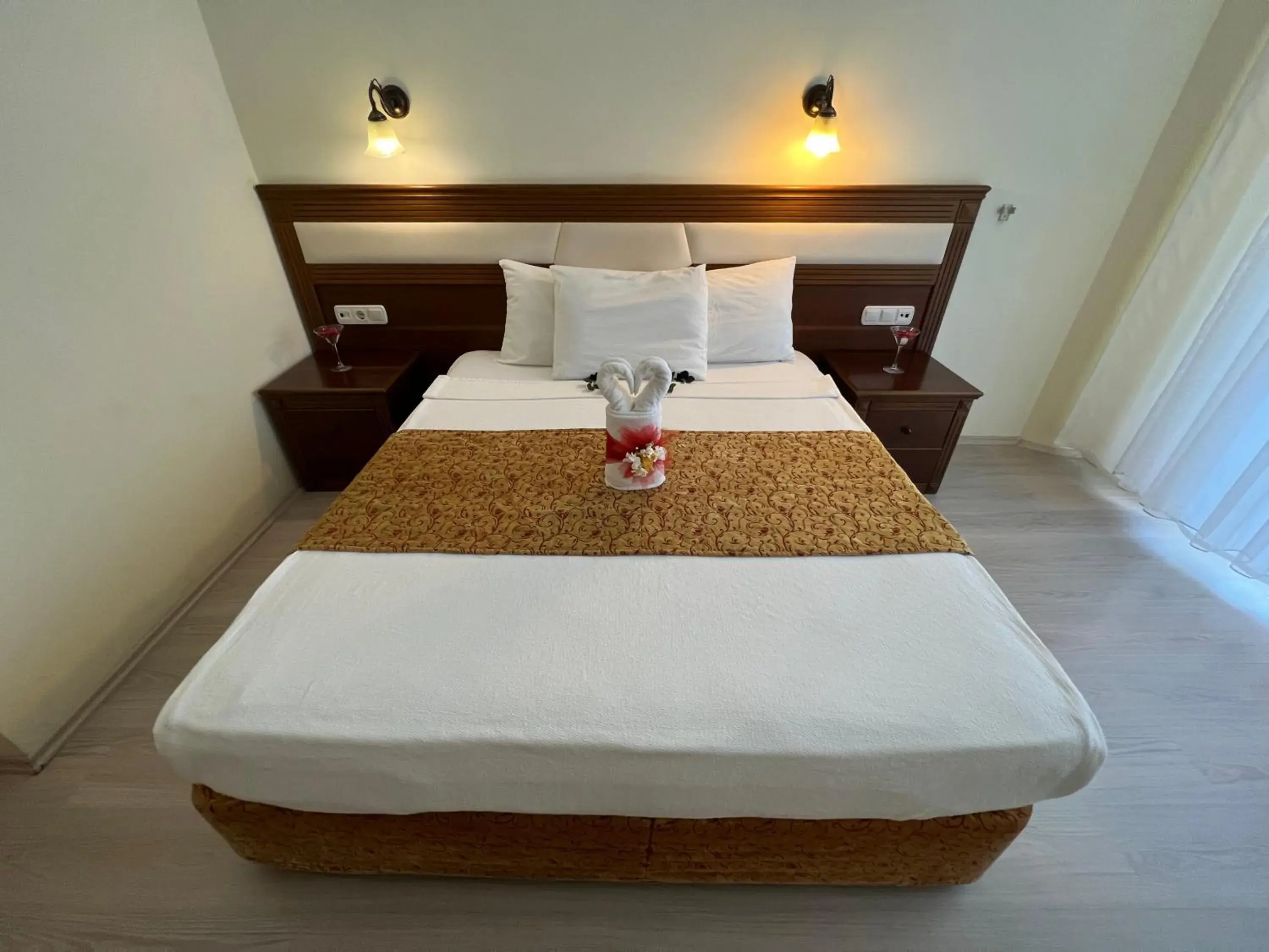 Bed in Valeri Beach Hotel