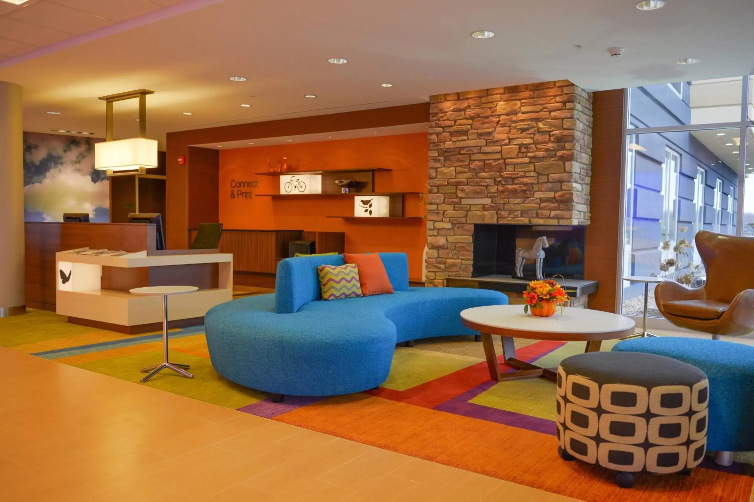 Lobby or reception in Fairfield Inn and Suites Canton South