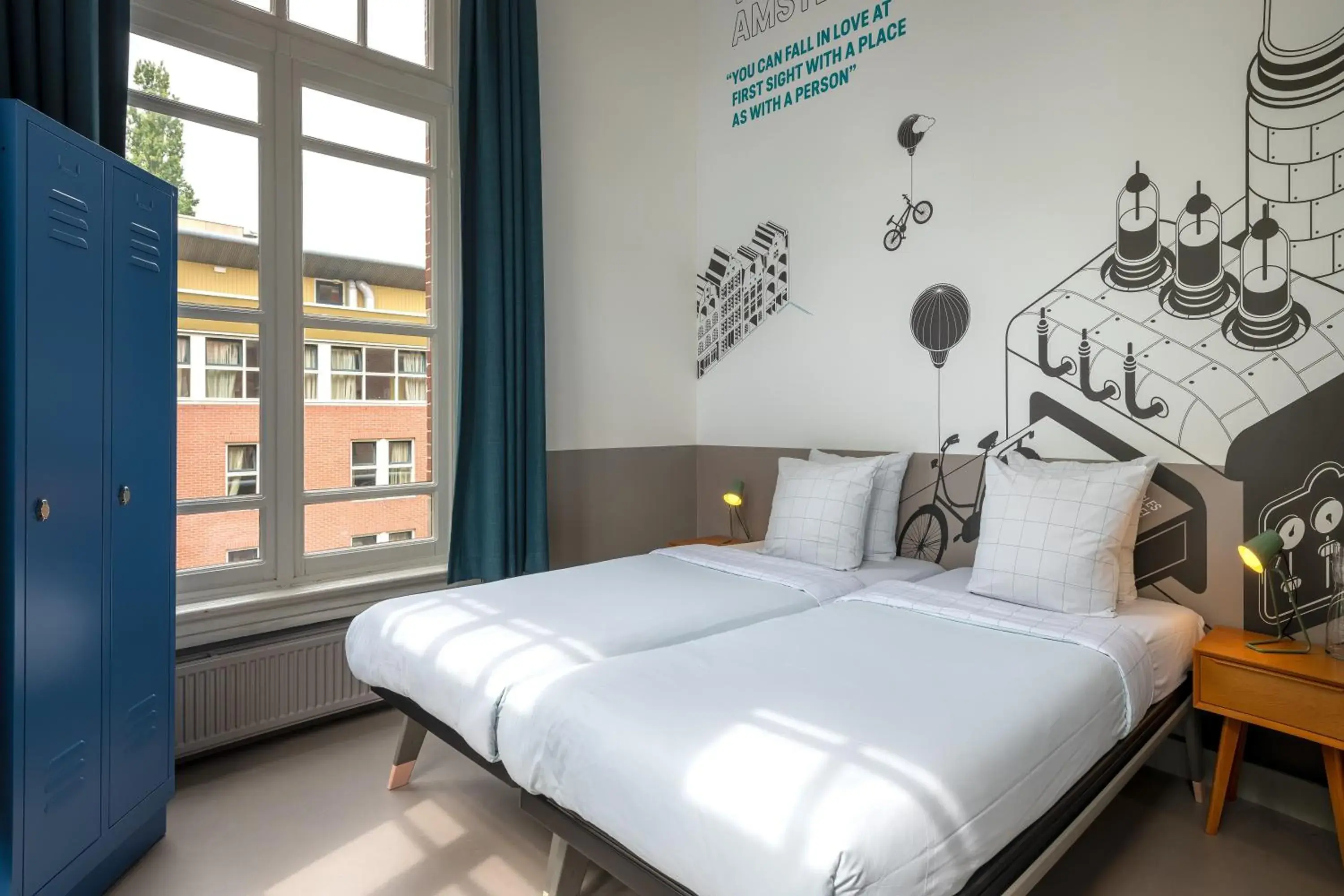 Bedroom, Bed in Stayokay Amsterdam Vondelpark