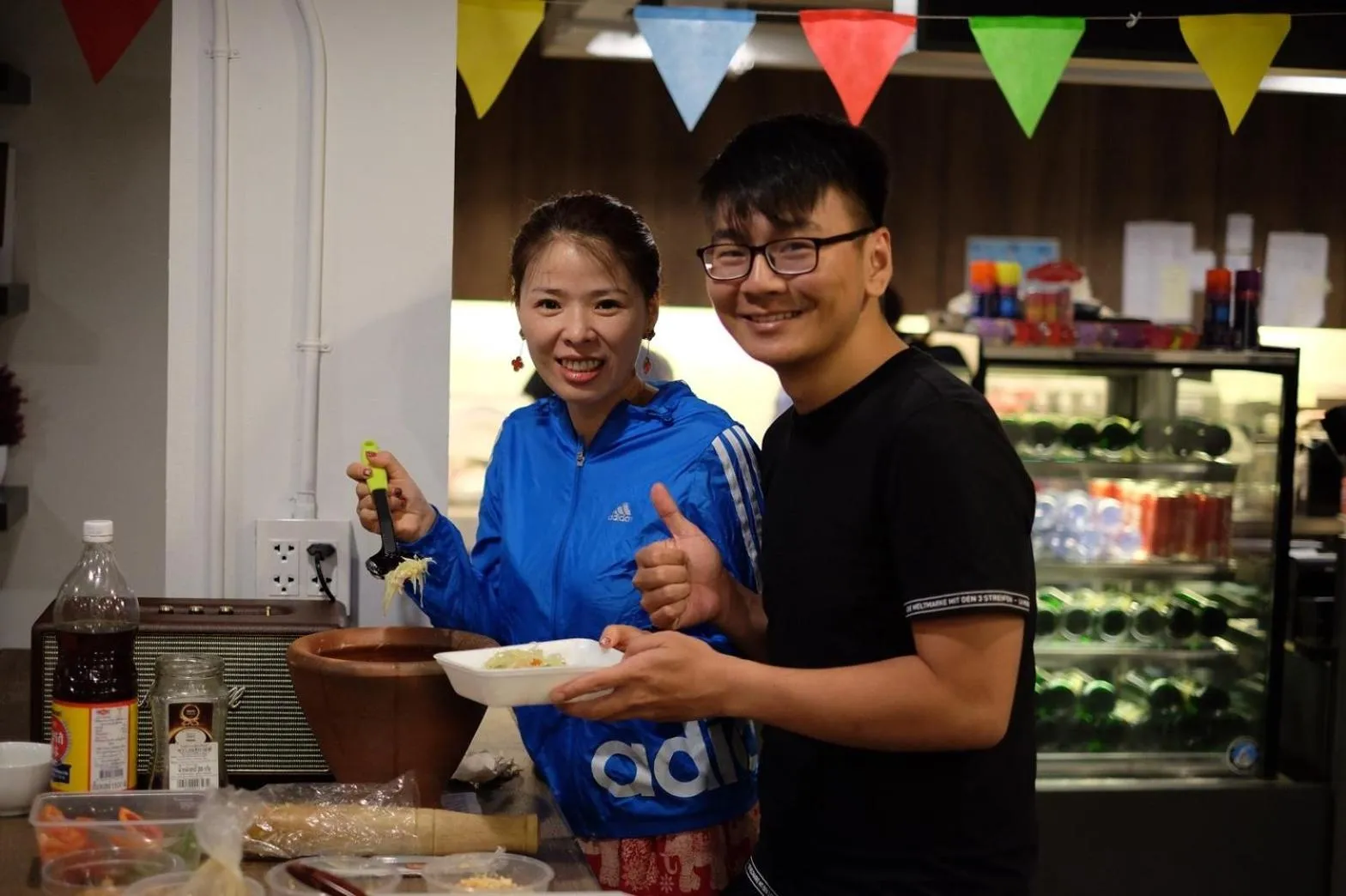 People in Yaks House Hostel