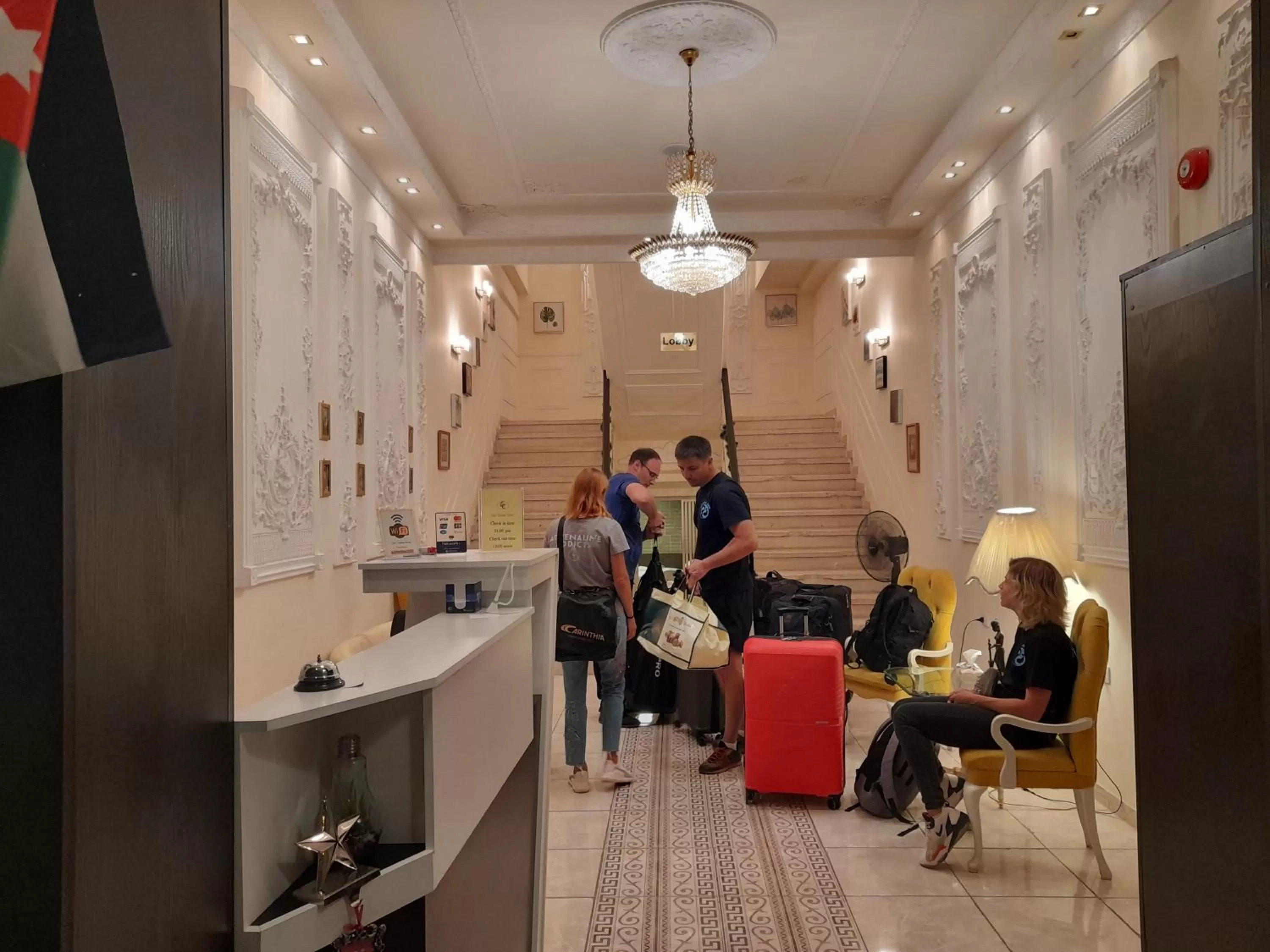 group of guests in City Citadel Hotel,Amman