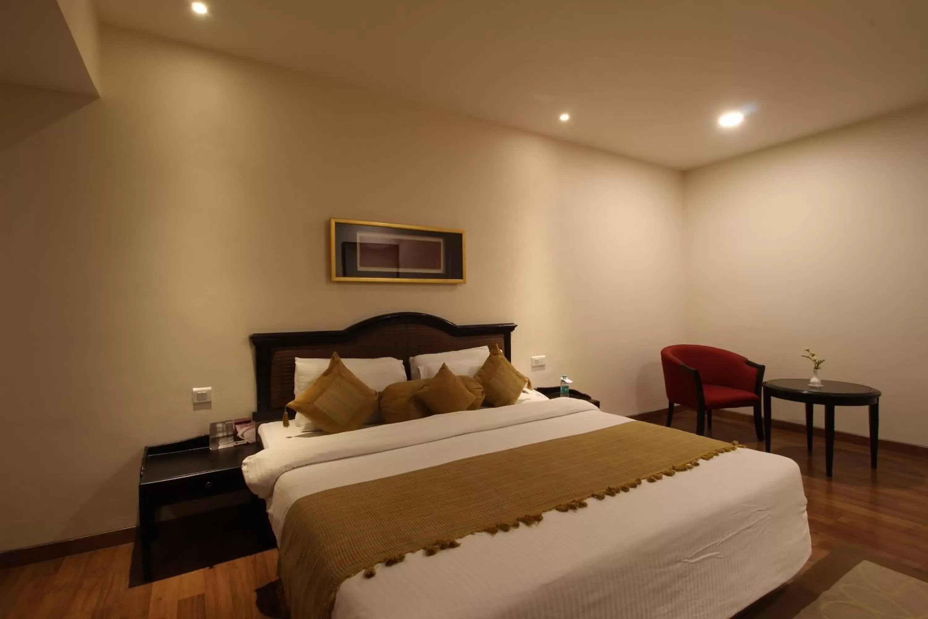 Bed in Hotel Minerva Grand Secunderabad