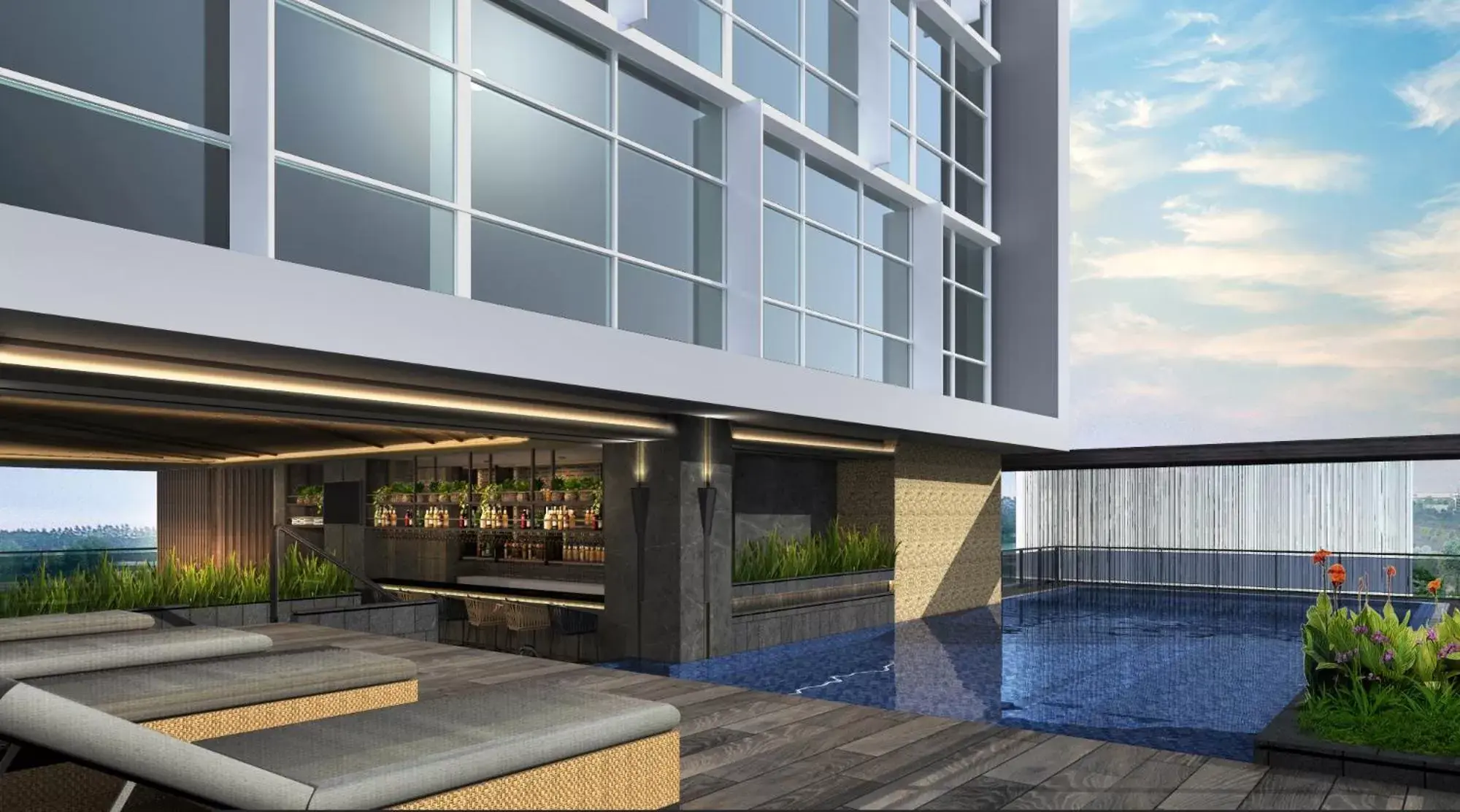 Swimming pool in Mercure Pangkalan Bun Swimming pool in Mercure Pangkalan Bun