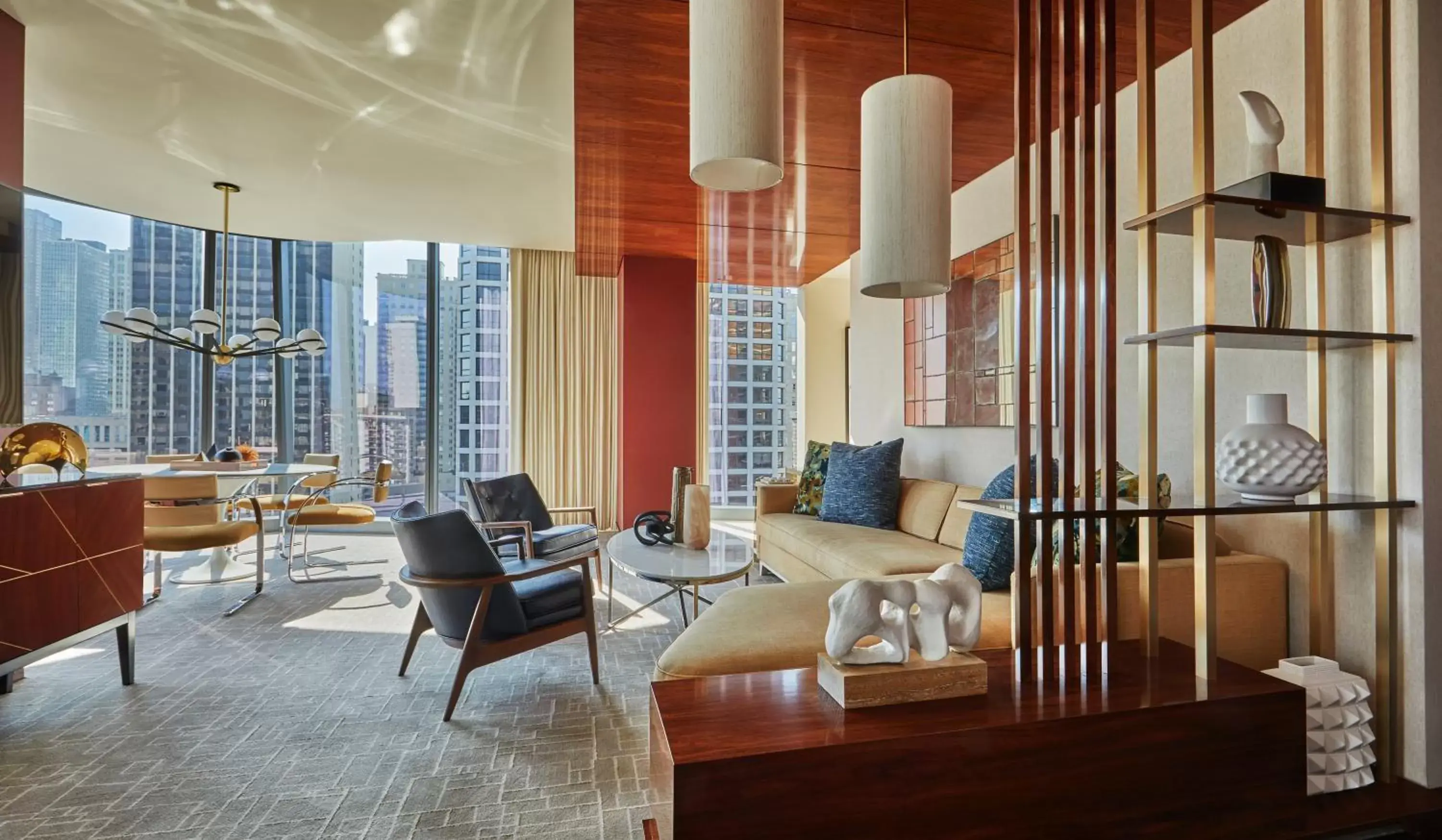Living room, Seating Area in Viceroy Chicago