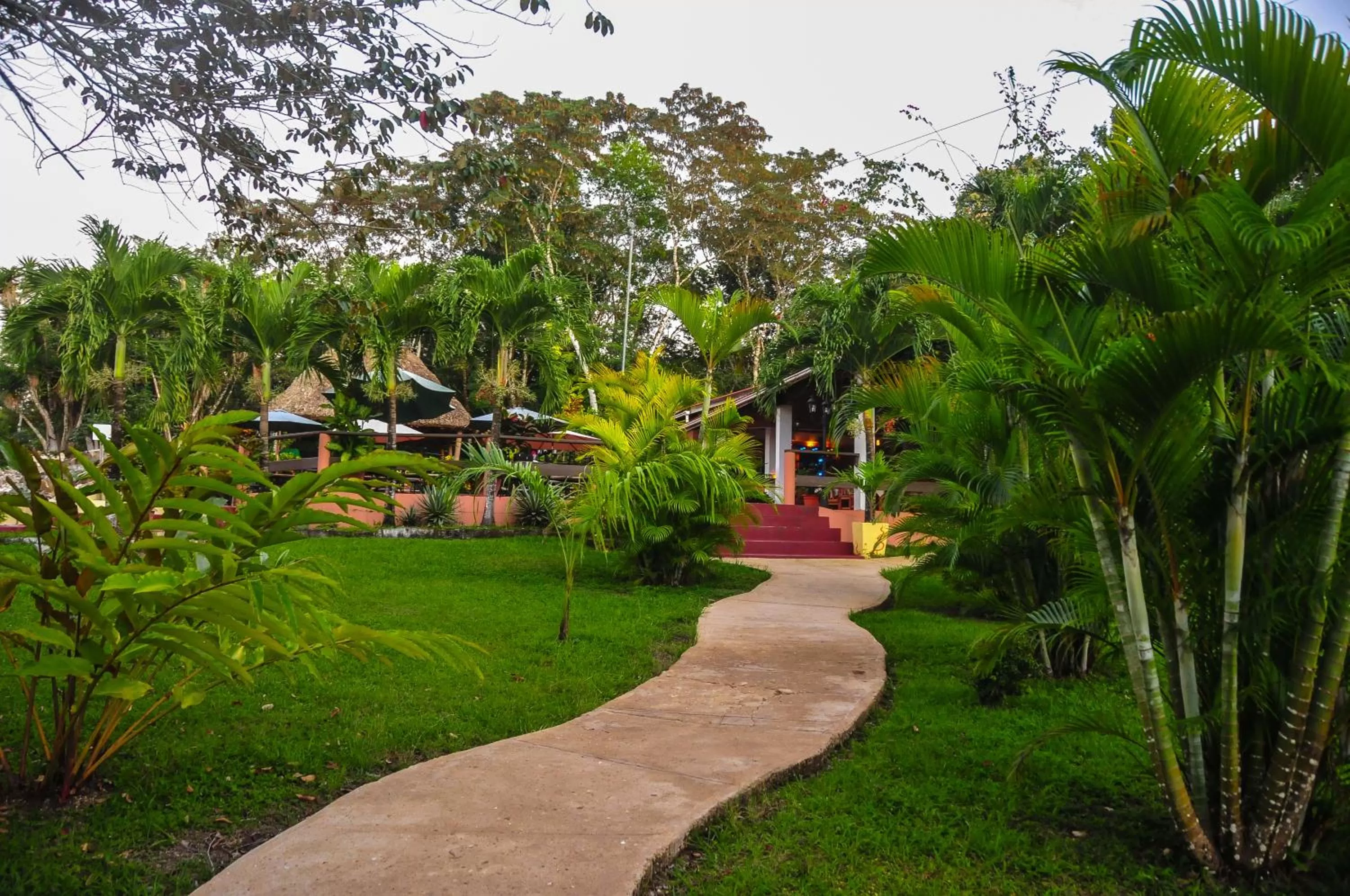 Garden in The Log Cab-Inn