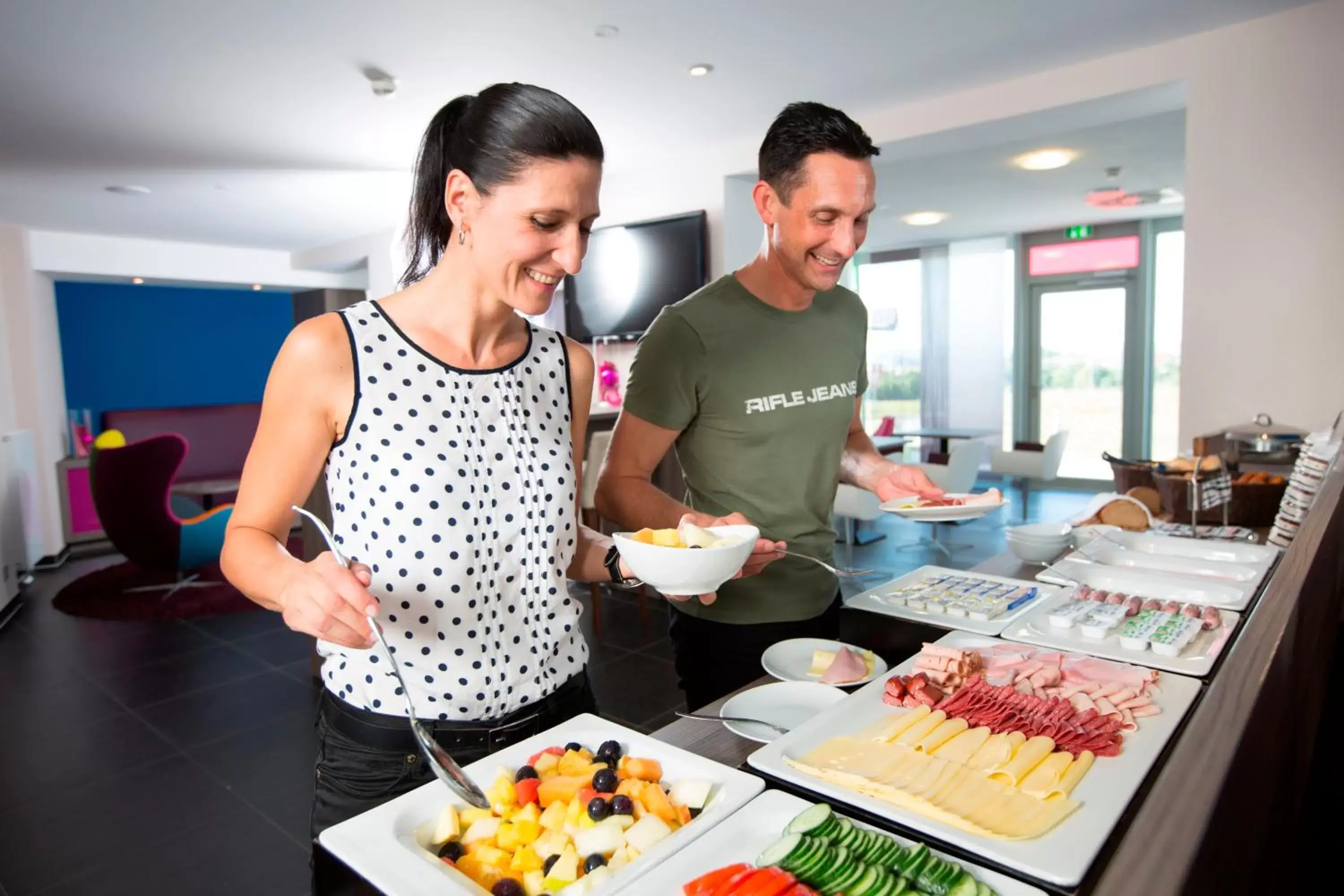 Buffet breakfast in Hotel Smartino Buffet breakfast in Hotel Smartino