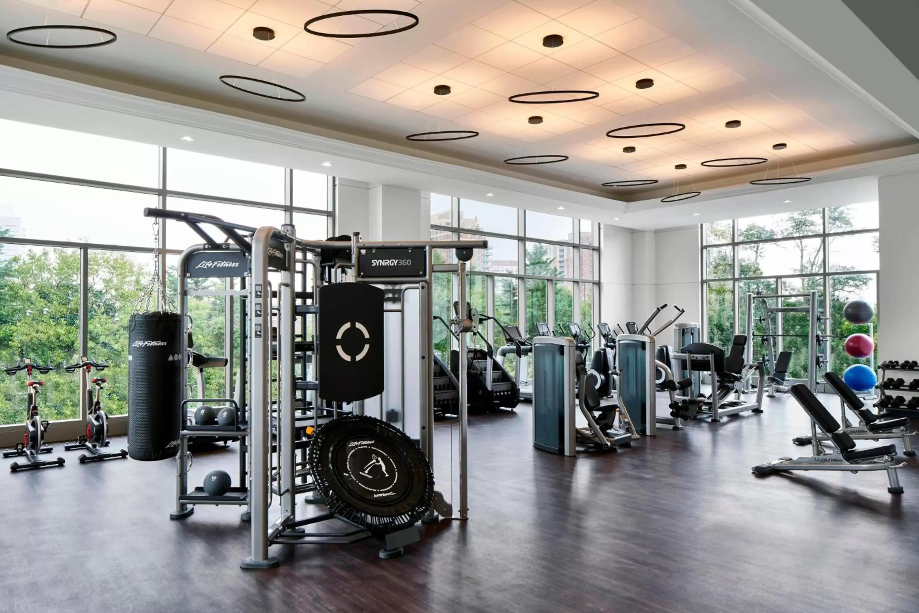 Fitness centre/facilities, Fitness Center/Facilities in Bethesda North Marriott Hotel & Conference Center