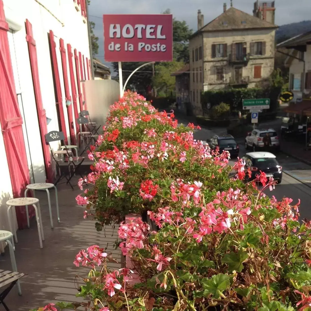 Balcony/Terrace in Hôtel de La Poste