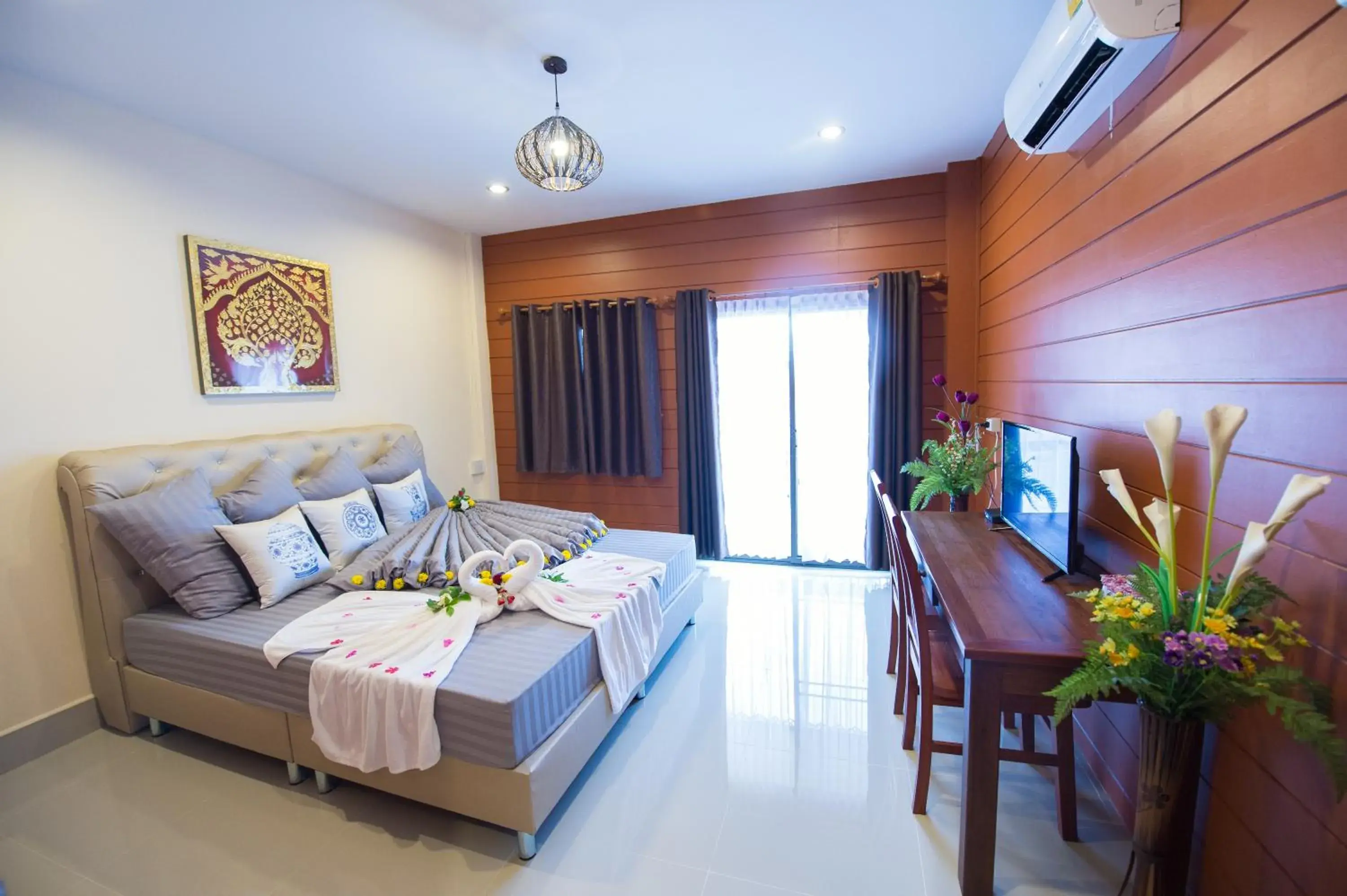 Bedroom, Seating Area in Srisiam Resort