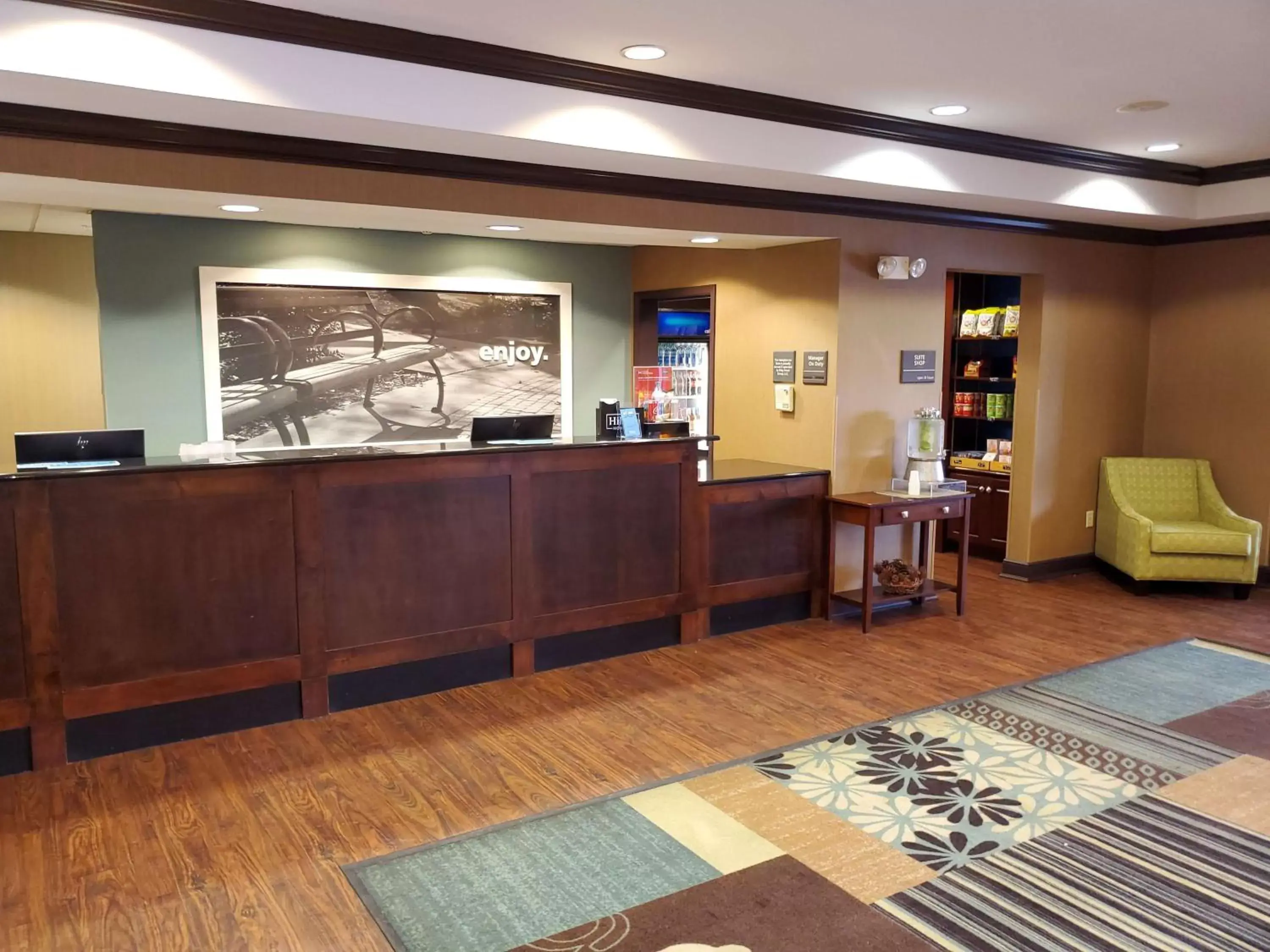 Lobby or reception in Hampton Inn Stow Lobby or reception in Hampton Inn Stow