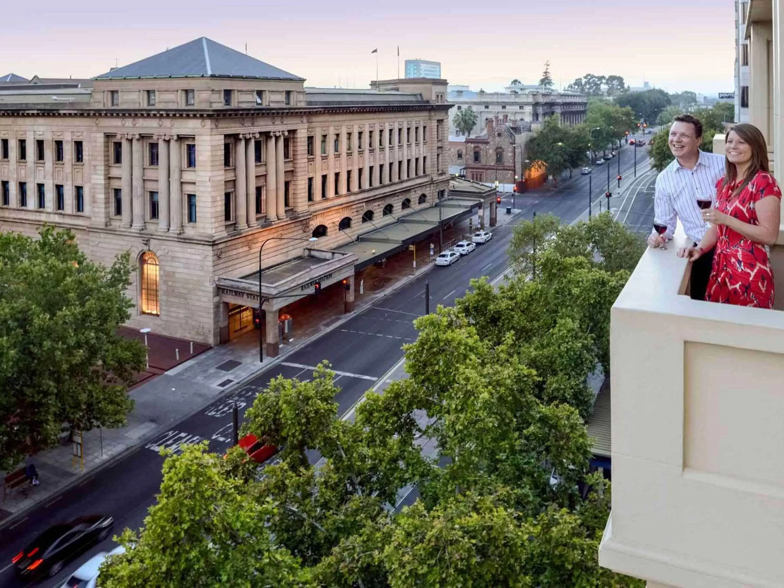 City view in Grosvenor Hotel Adelaide