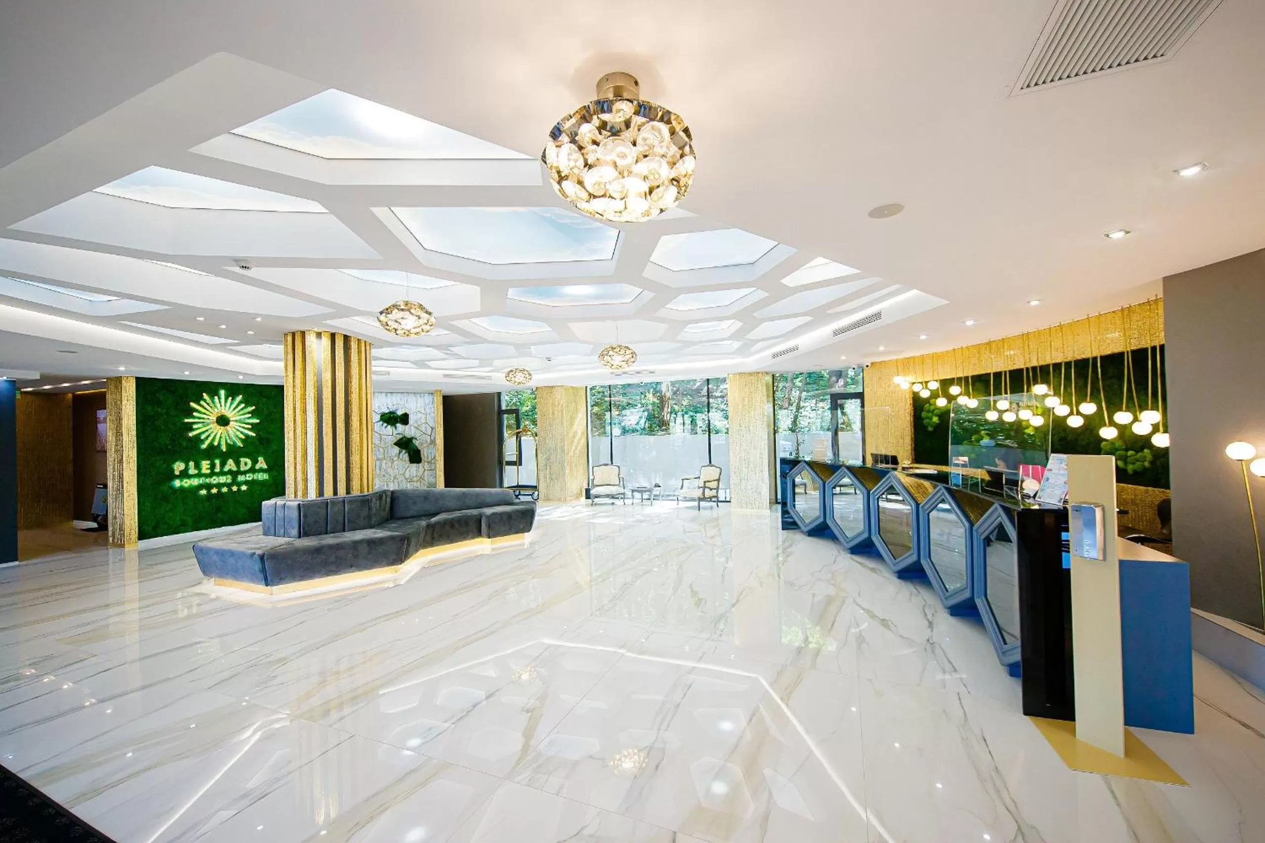 Lobby or reception in Pleiada Boutique Hotel & Spa