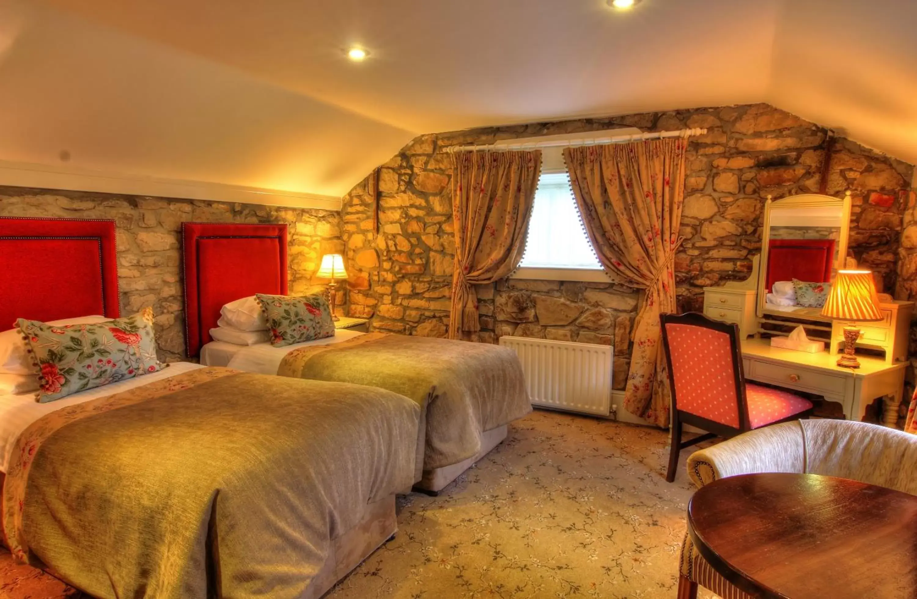 Bed in Cabra Castle Hotel